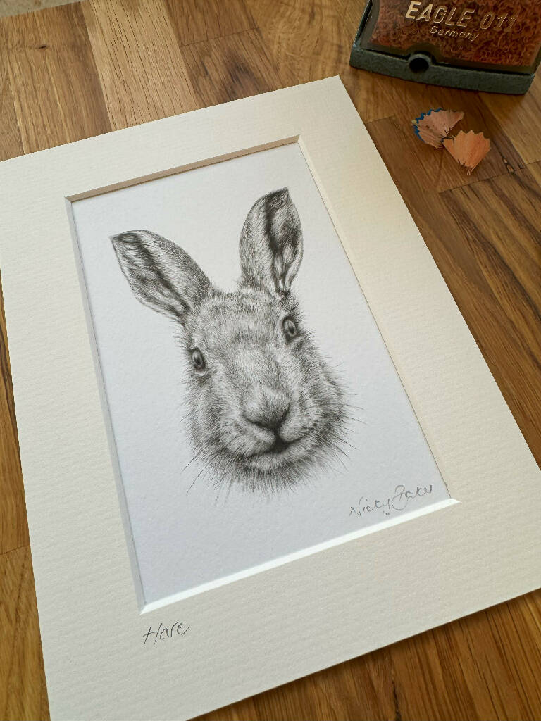 Hare art print size 6 - Image 2