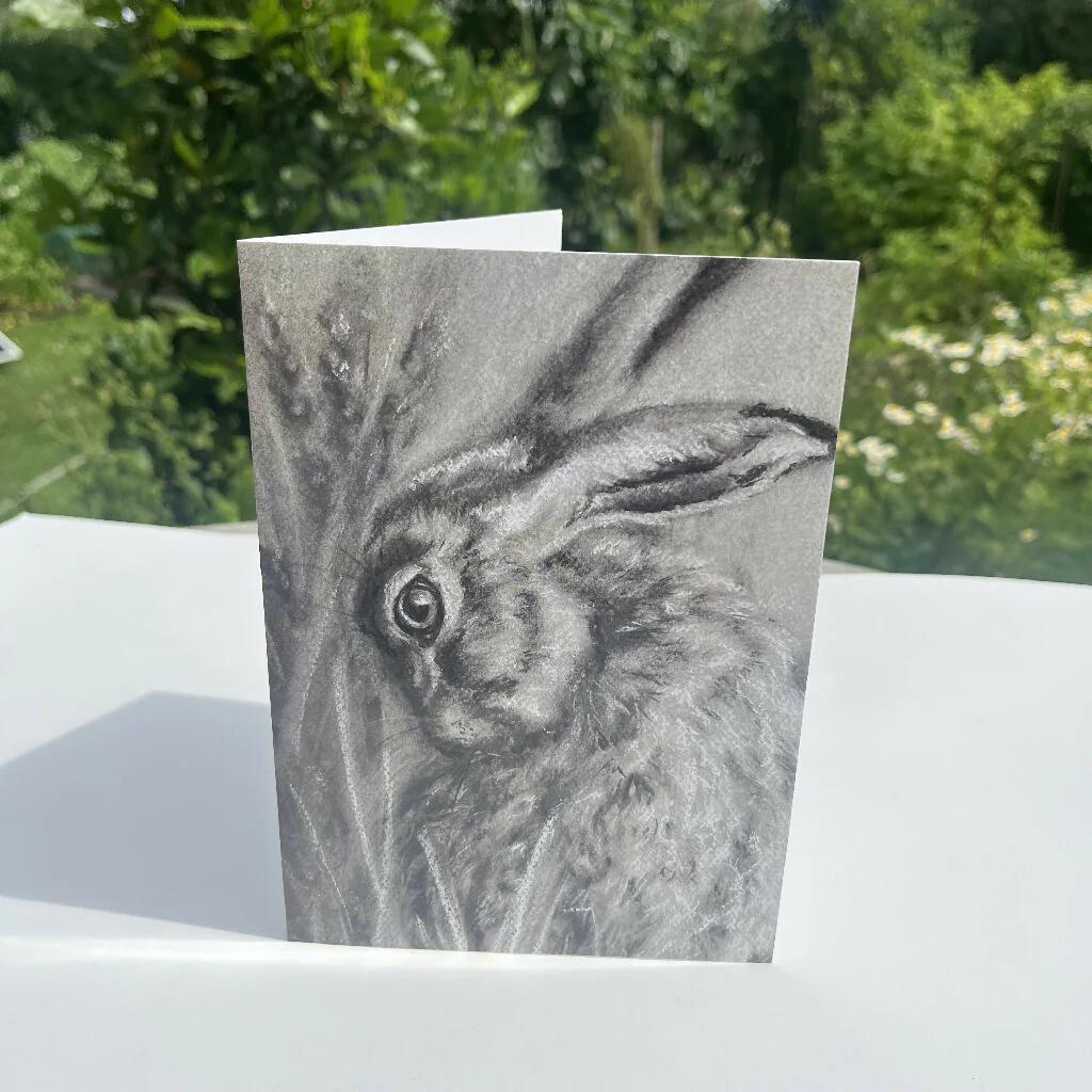 Hare at Rest Greeting Card