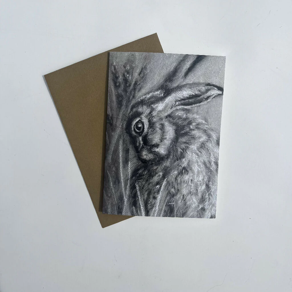 Hare at Rest Greeting Card - Image 2