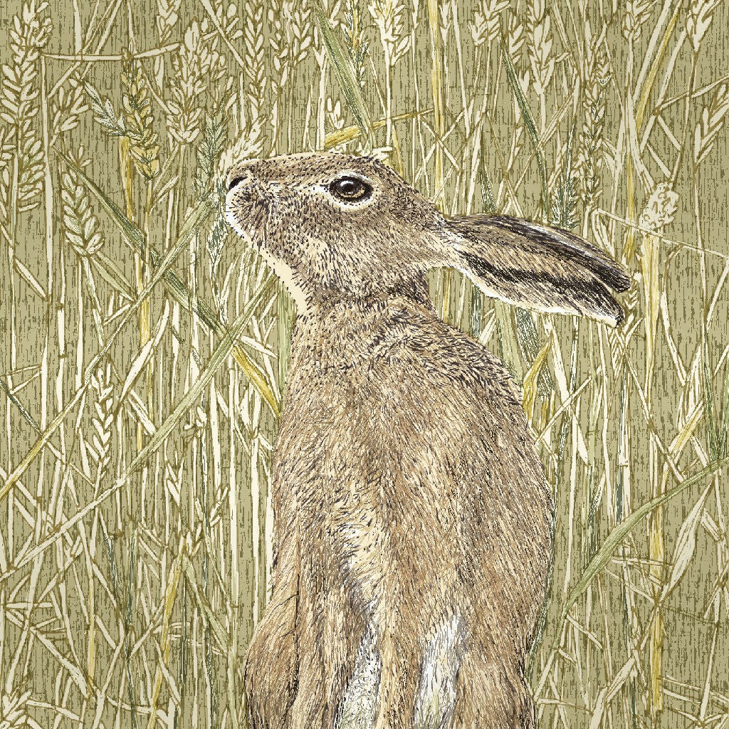 Harvest Hare Signed and Mounted Giclée Art Print - Image 6
