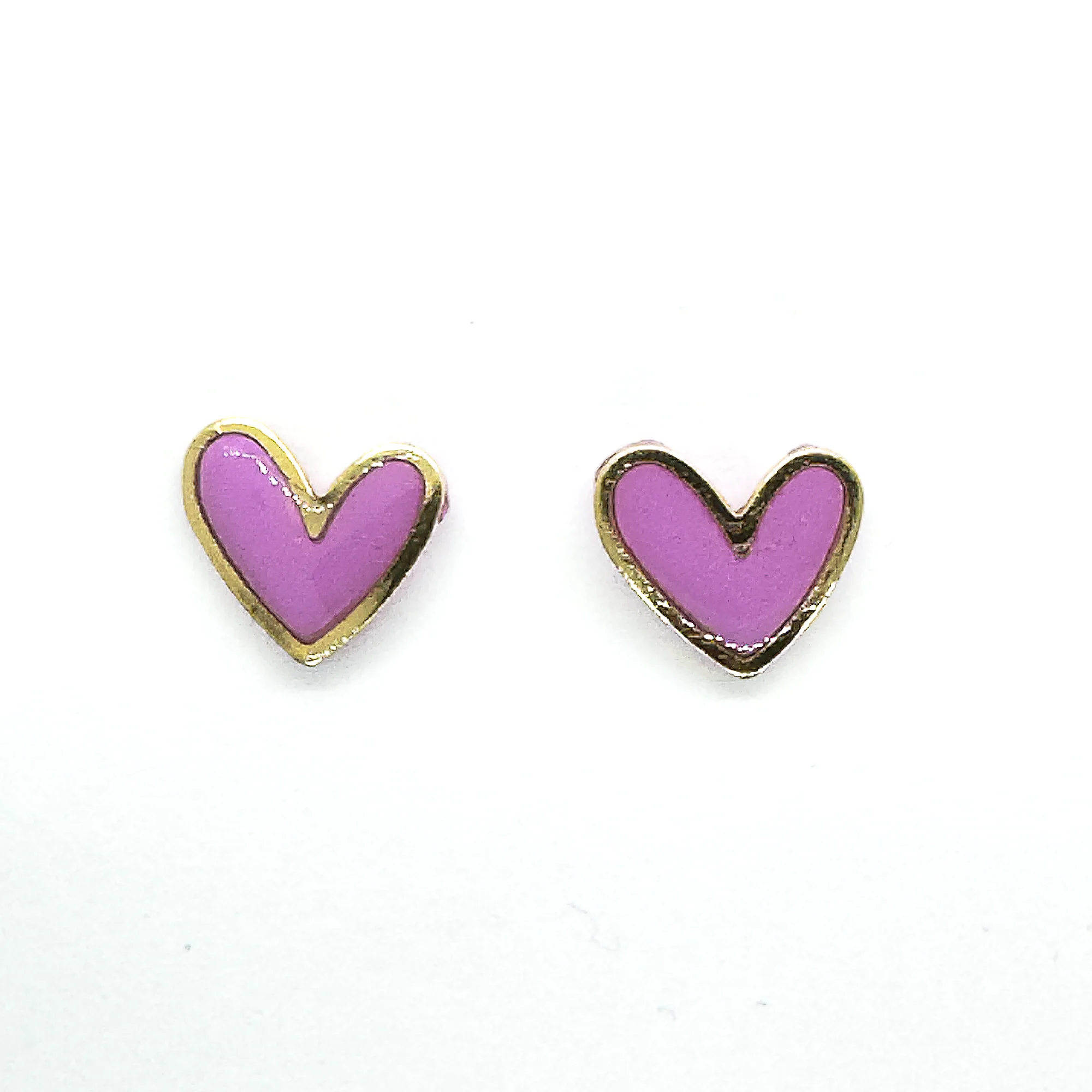 Hearts Earrings | Orchid - Image 2