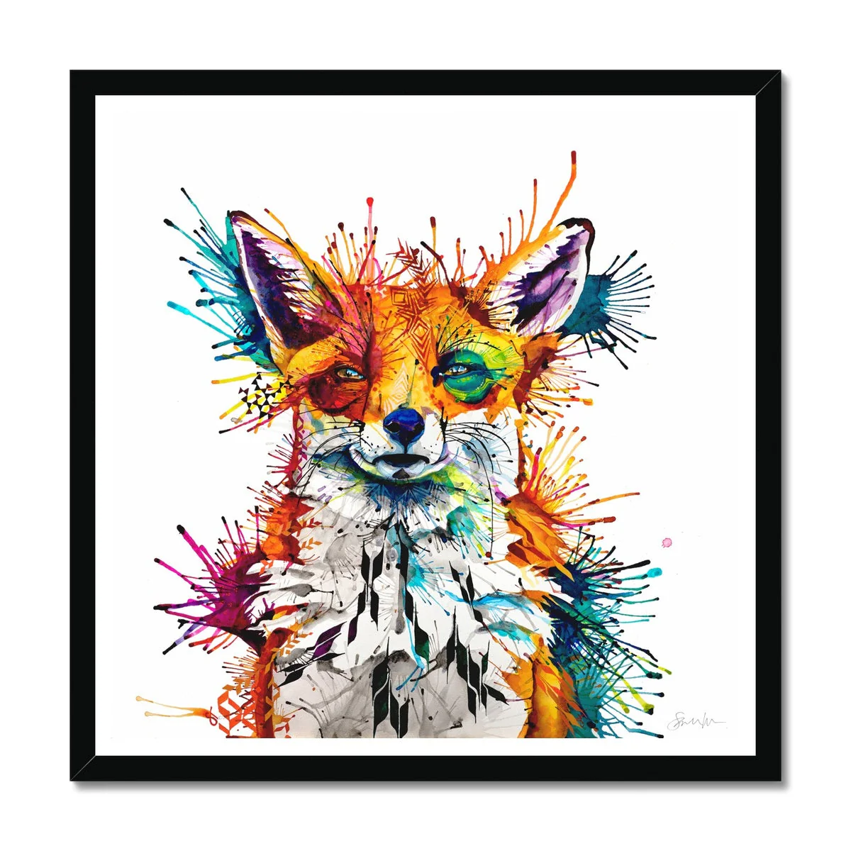 Hector the Fox Framed Print