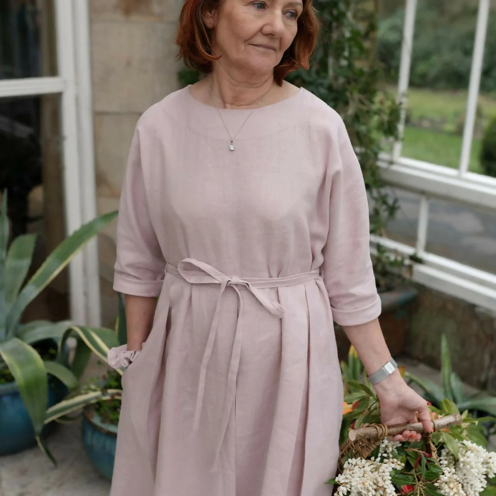 Helen Linen Dress - Image 3