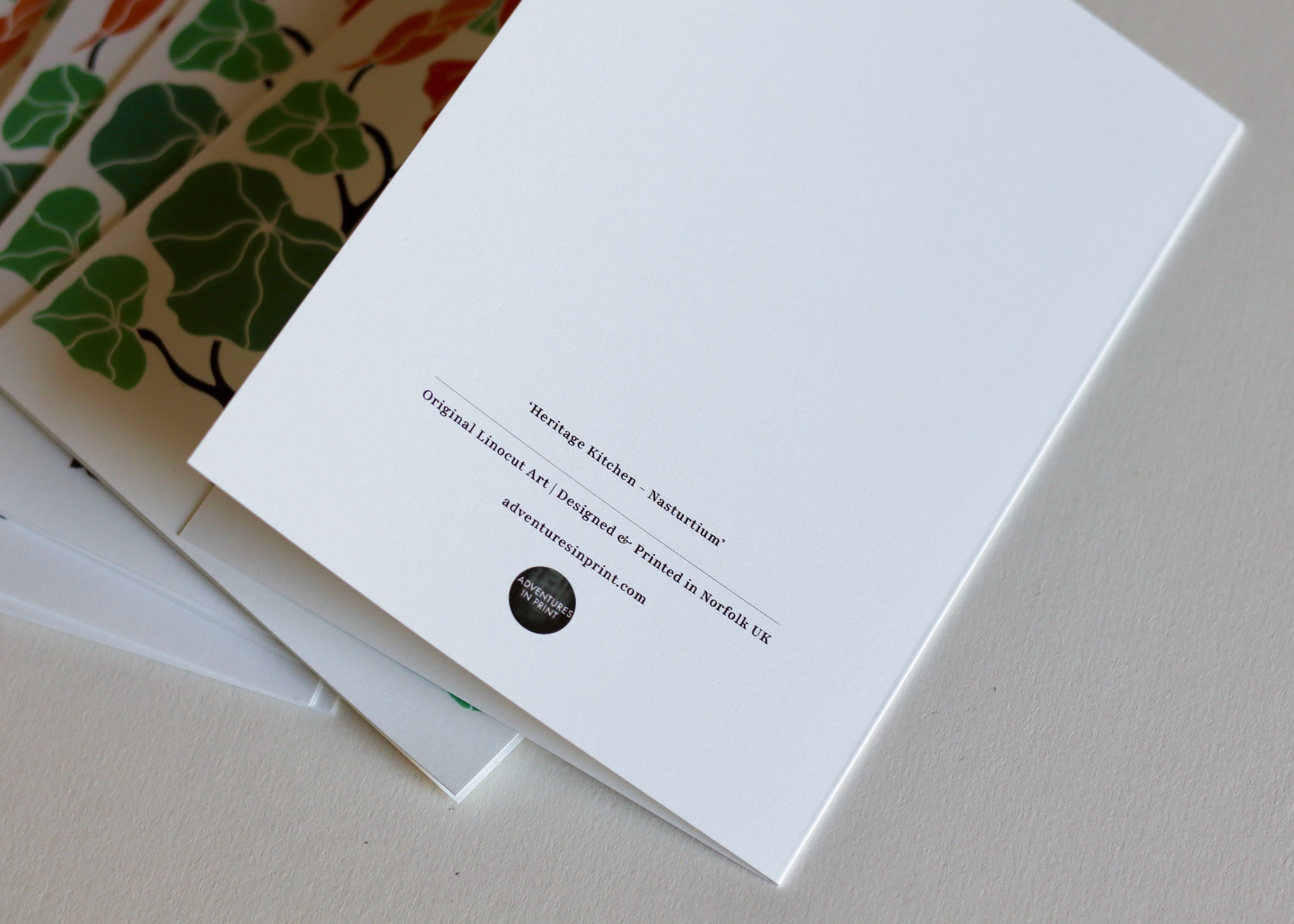Heritage Kitchen Nasturtium Notecards | Set of 8 Notecards & Envelopes - Image 5