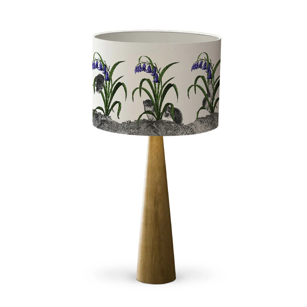 Hide & Seek – Mice in Bluebells Lampshade – British Wildlife Collection - Image 6