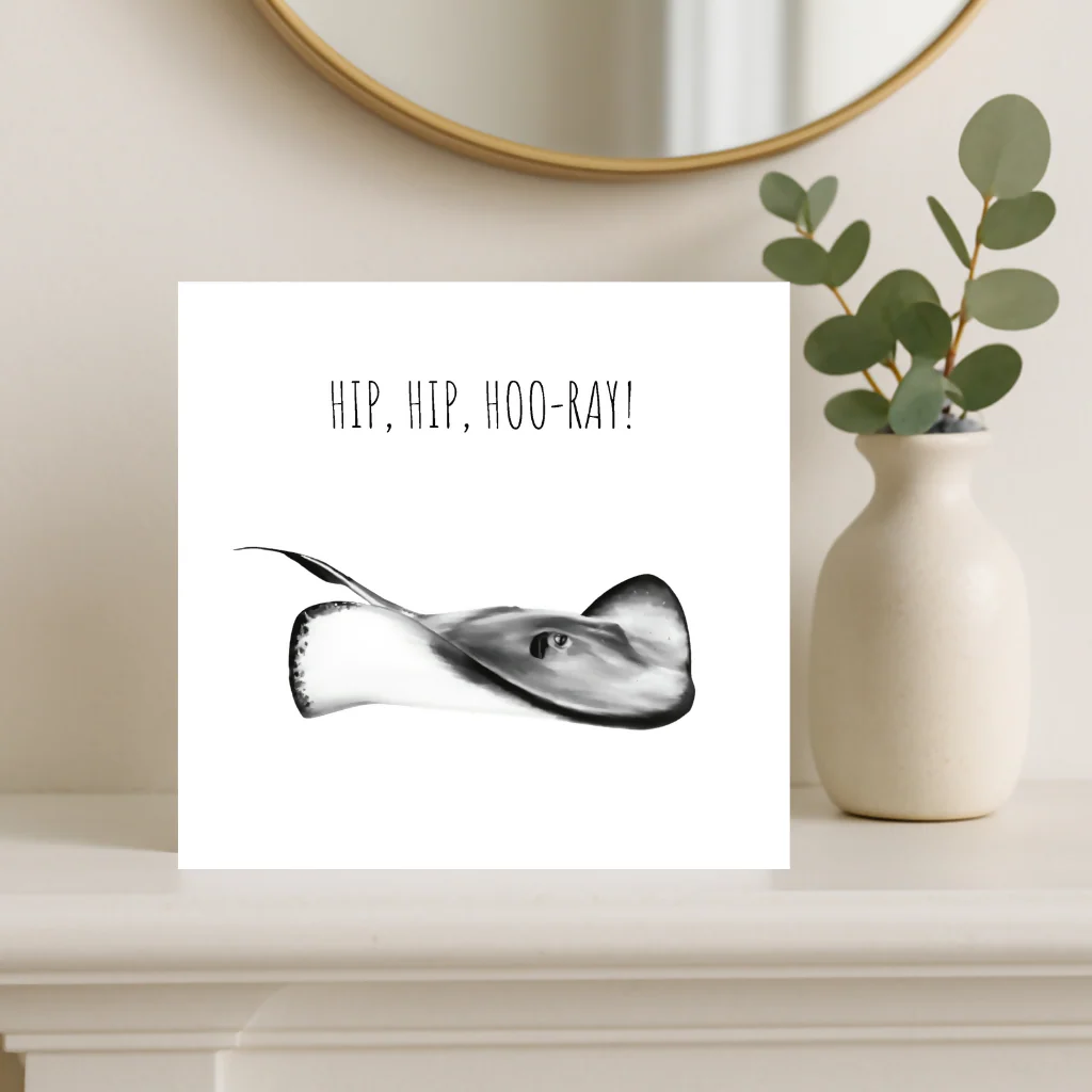 Hip Hip Hoo-Ray Stingray Card