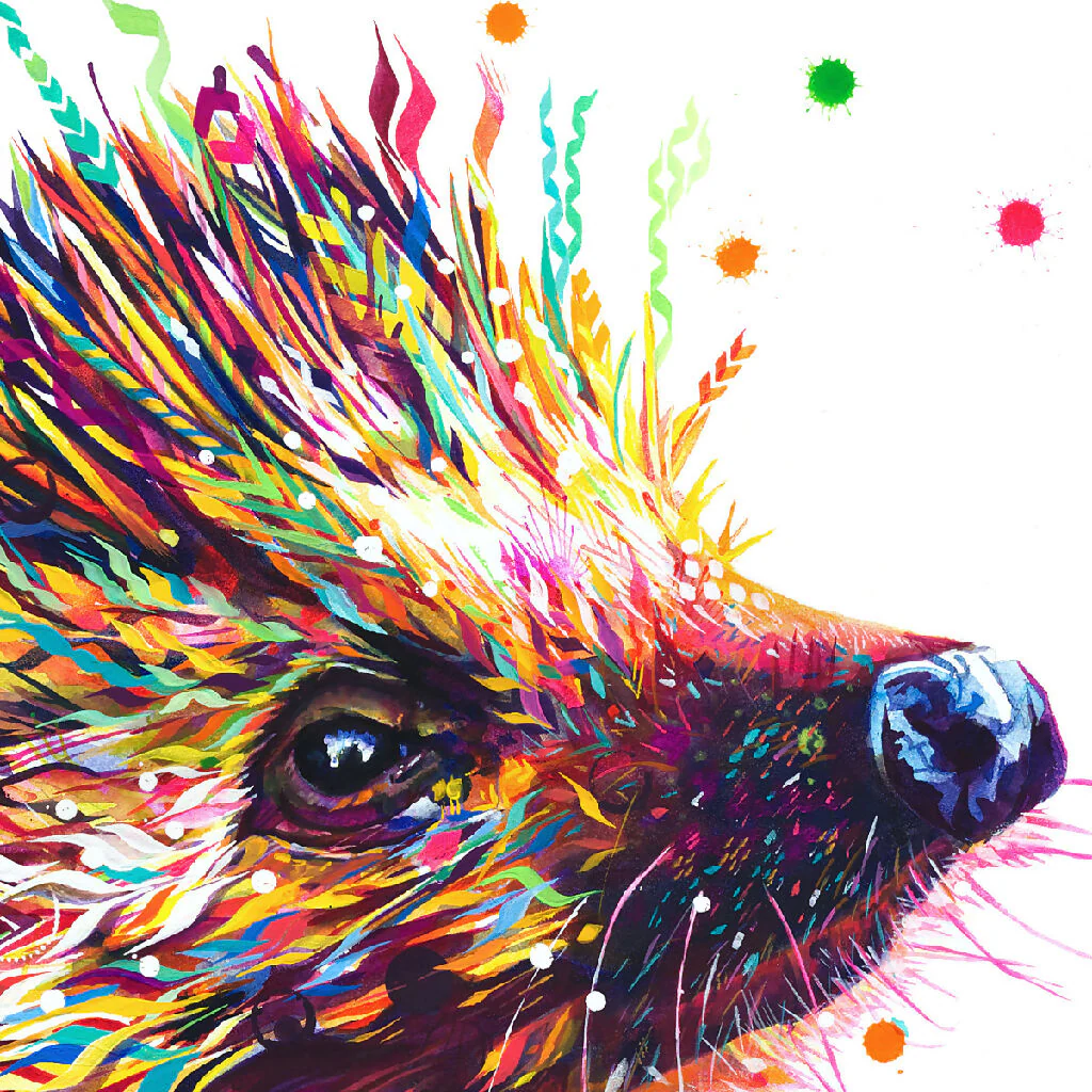 Horace the Hedgehog - Original Painting - Image 4