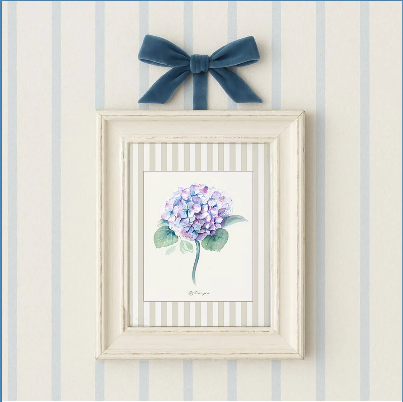 Hydrangea Watercolor Print, Botanical Collection Artwork - Image 2