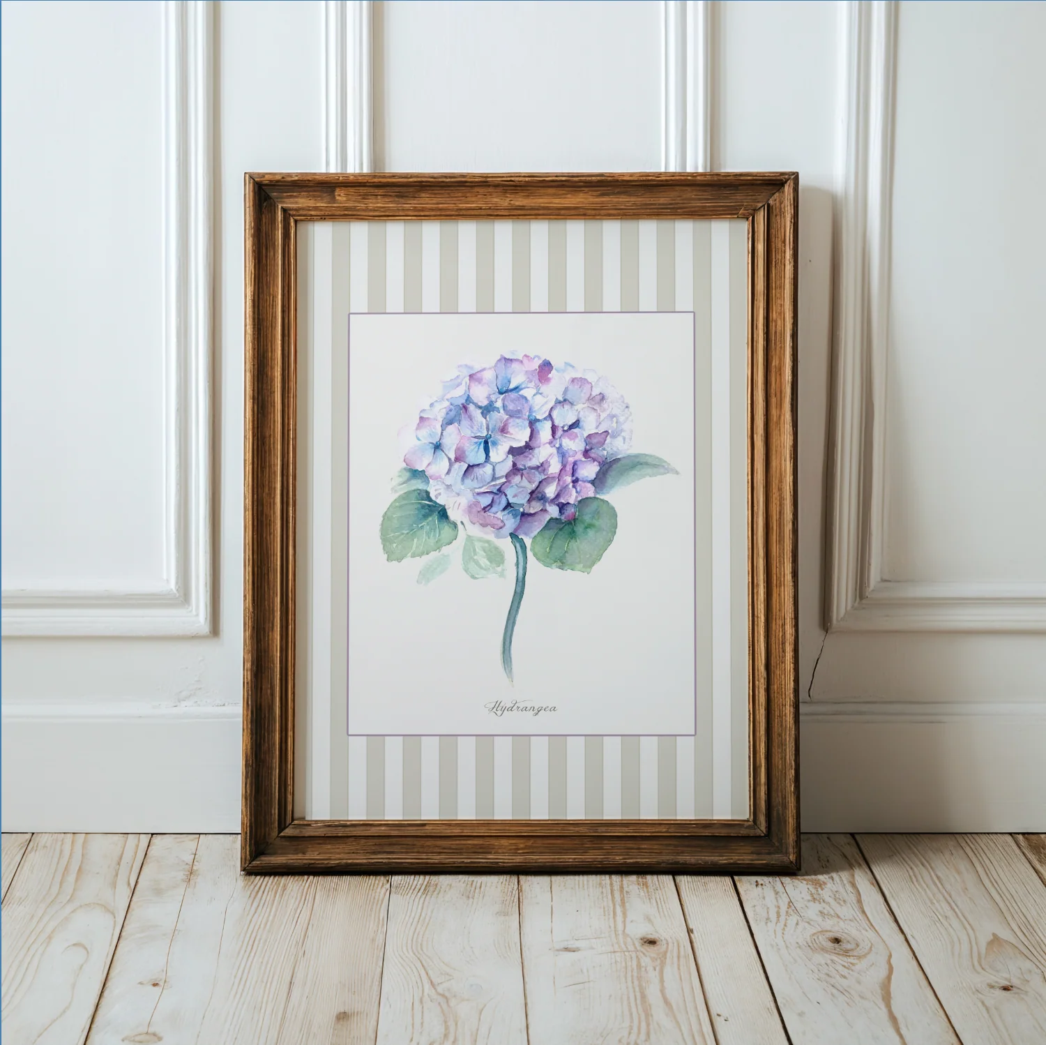 Hydrangea Watercolor Print, Botanical Collection Artwork - Image 4