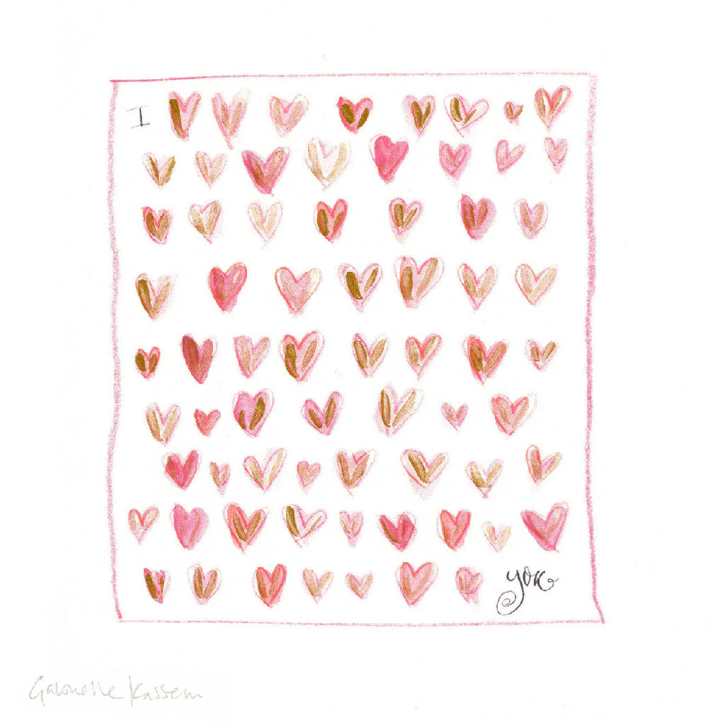 'I Love You' Hand Finished Art Print - Image 3