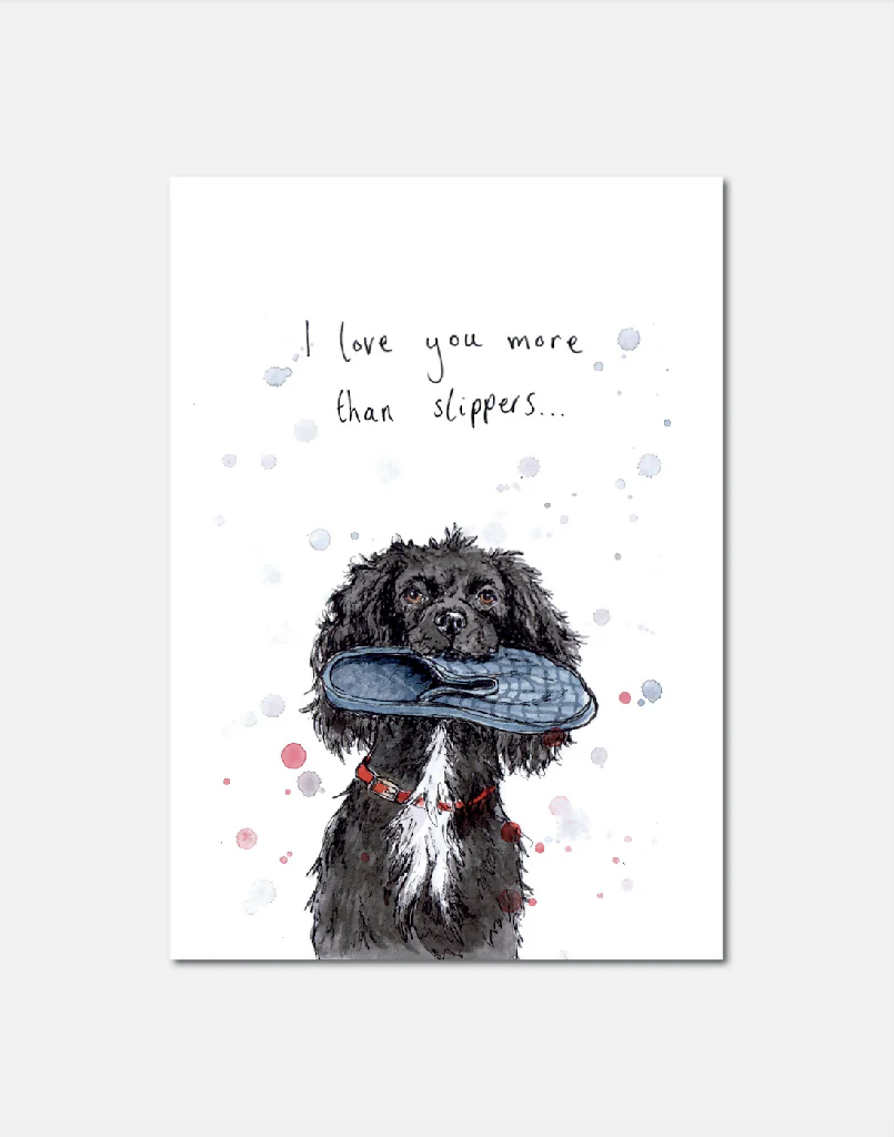 I Love You More Than Slippers | Signed Limited Edition Print - Image 2