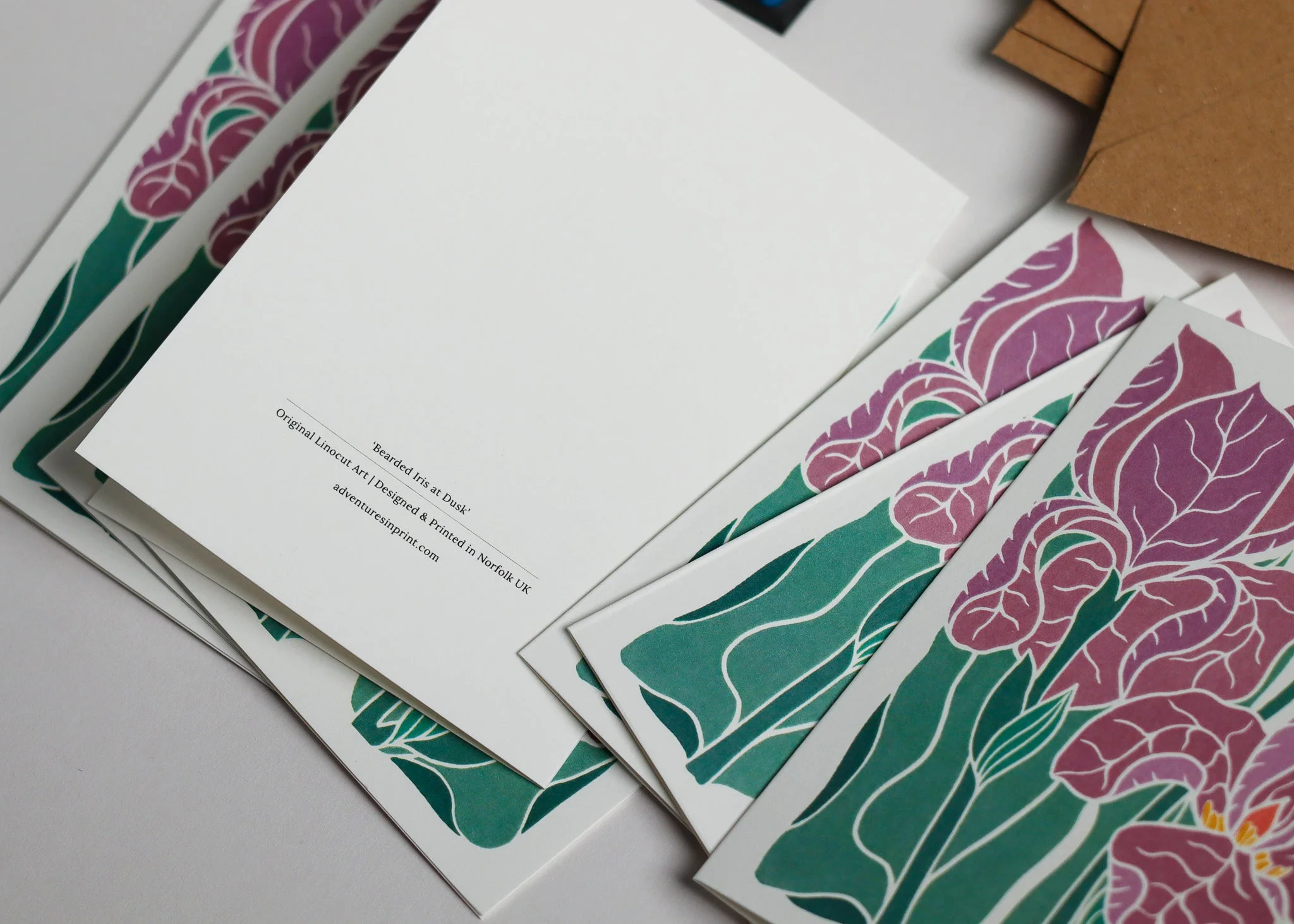 Iris at Dusk | Set of 8 Notecards & Envelopes - Image 5