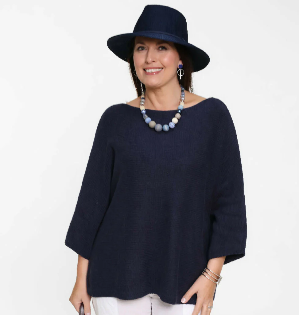 Ivy Rib Knit Relaxed Cotton Jumper - Image 2