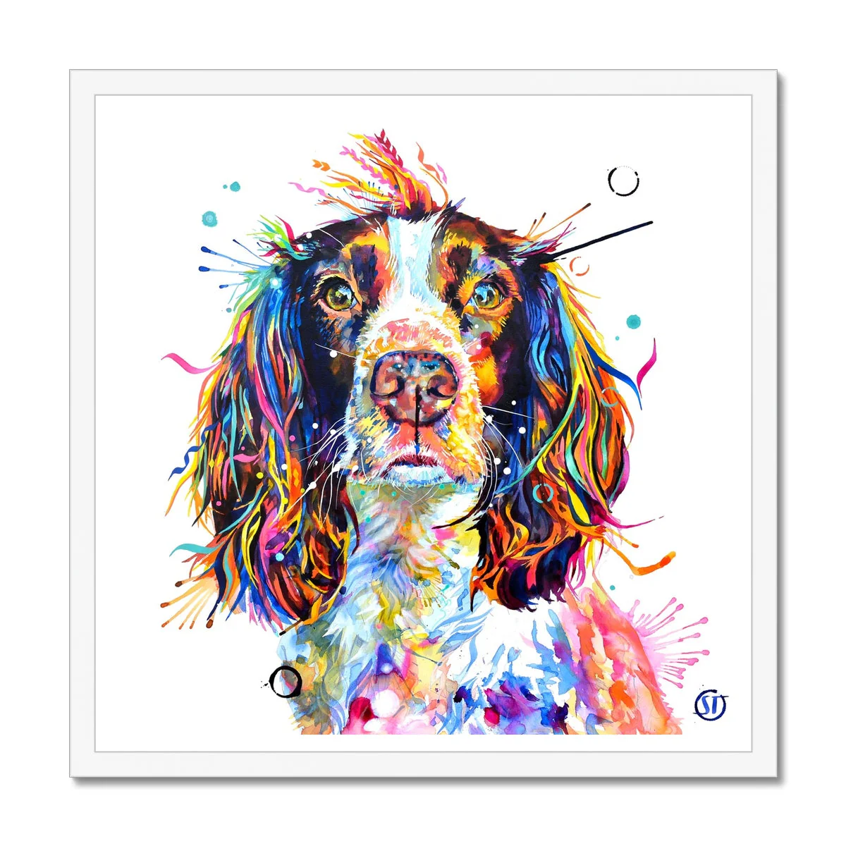 Ivy the Sprocker Spaniel Framed Print - Image 2