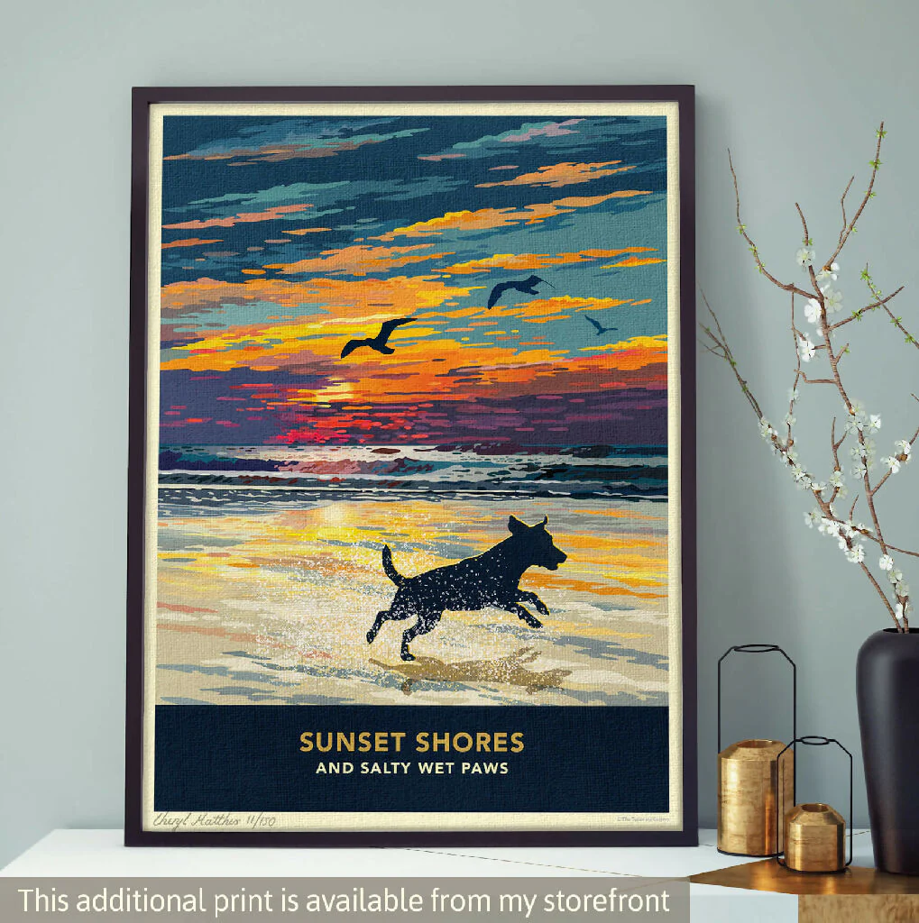 JACK RUSSELL OR PATTERDALE TERRIER 'THE GREAT OUTDOORS’ LIMITED EDITION ART PRINT - Image 9