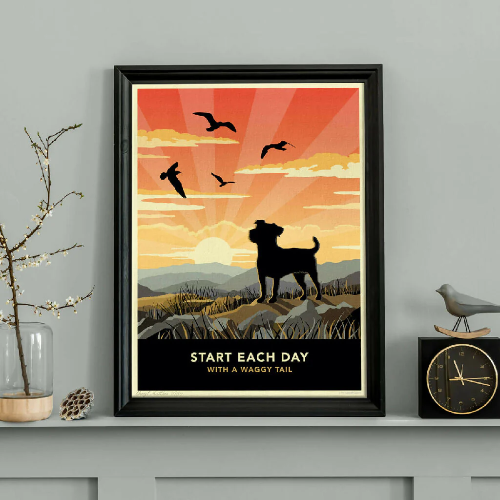 JACK RUSSELL ‘WAGGY TAILS’ LIMITED EDITION ART PRINT - Image 3