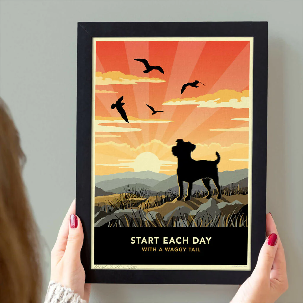 JACK RUSSELL ‘WAGGY TAILS’ LIMITED EDITION ART PRINT - Image 4