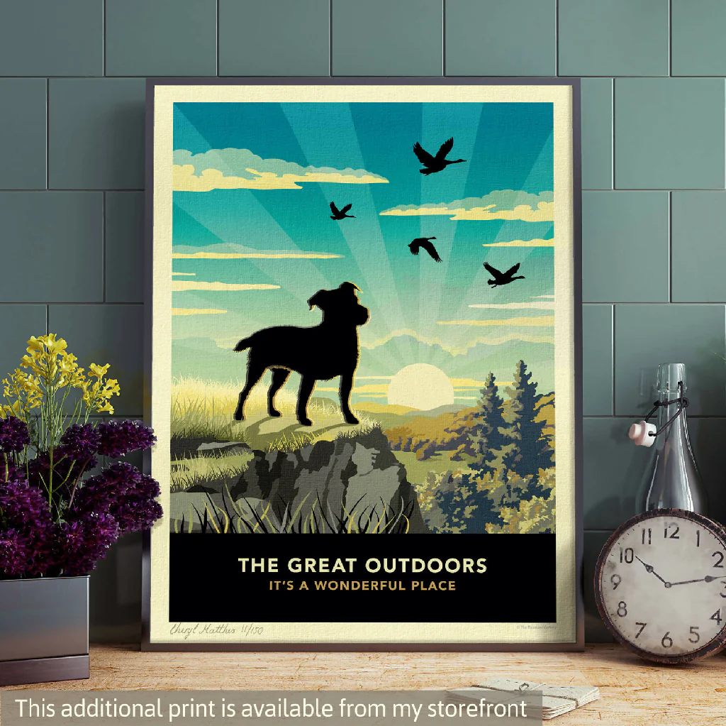 JACK RUSSELL ‘WAGGY TAILS’ LIMITED EDITION ART PRINT - Image 9