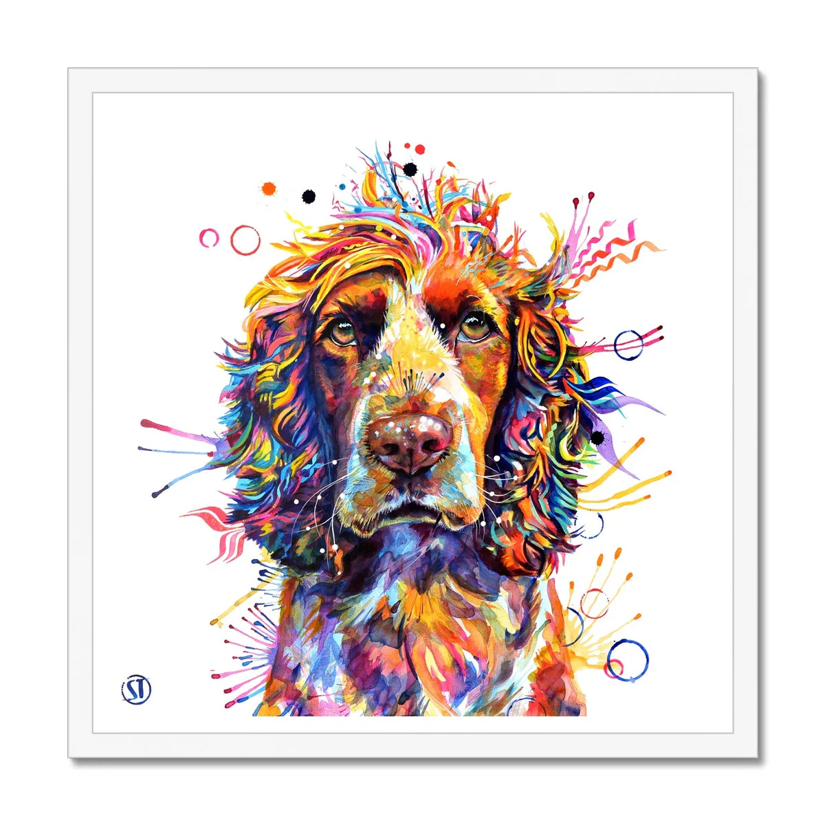 Jarvis the Cocker Spaniel Framed Print - Image 2