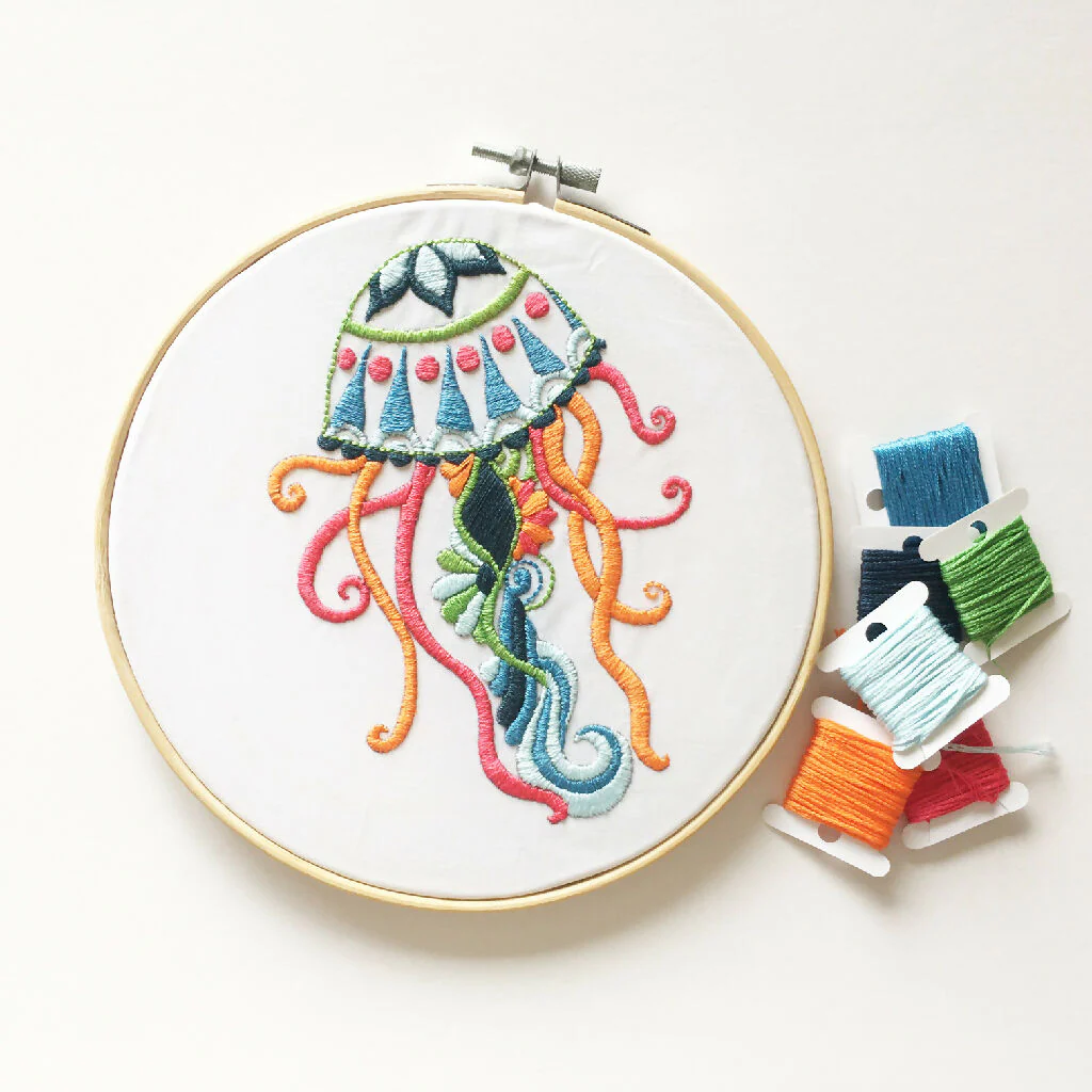 Jellyfish Embroidery Kit - Image 4