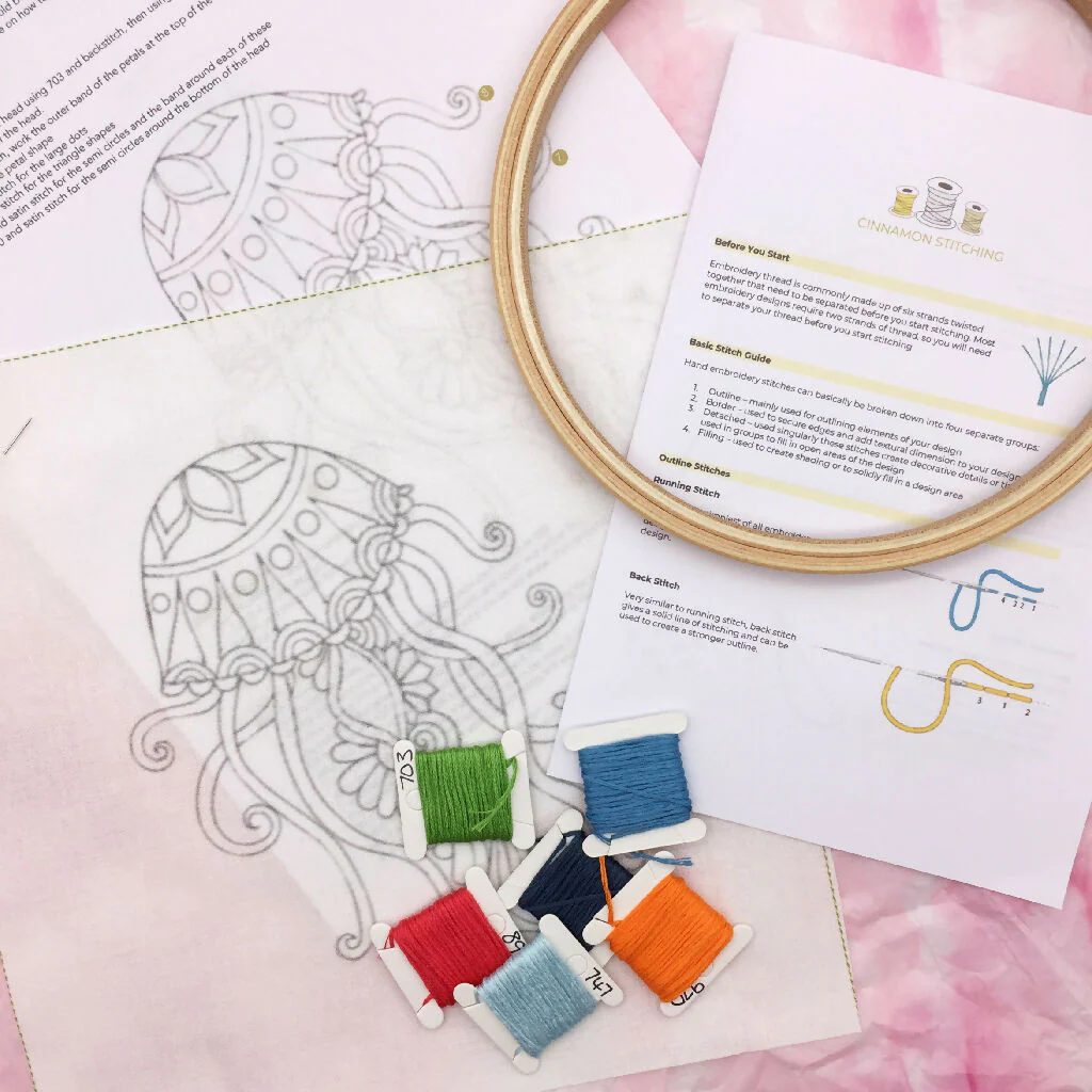 Jellyfish Embroidery Kit - Image 7