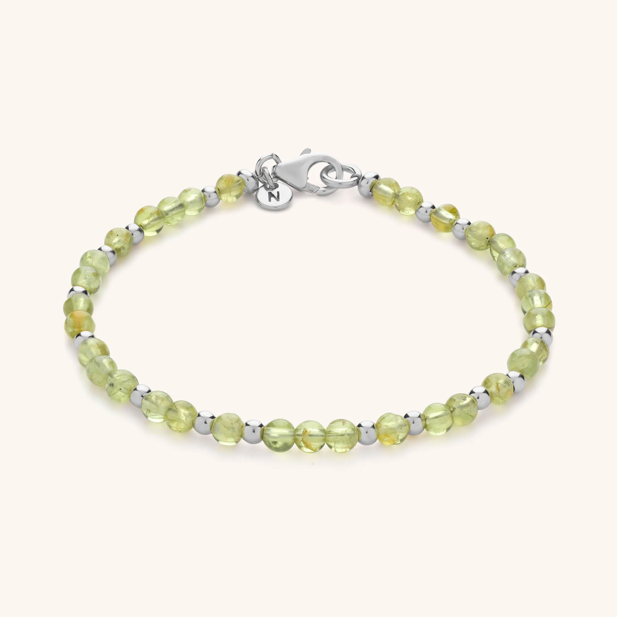 Jewel Bead Birthstone Bracelet - August - Image 6