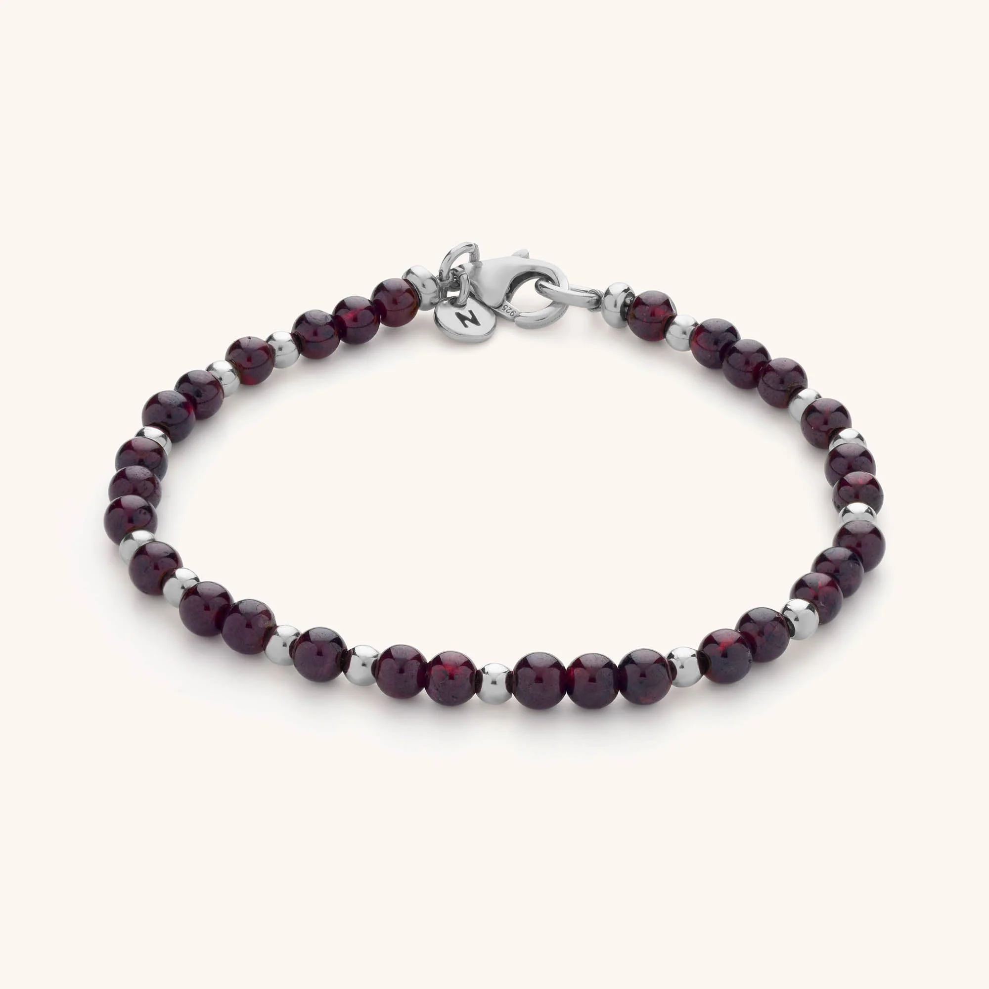 Jewel Bead Birthstone Bracelet - January - Image 2