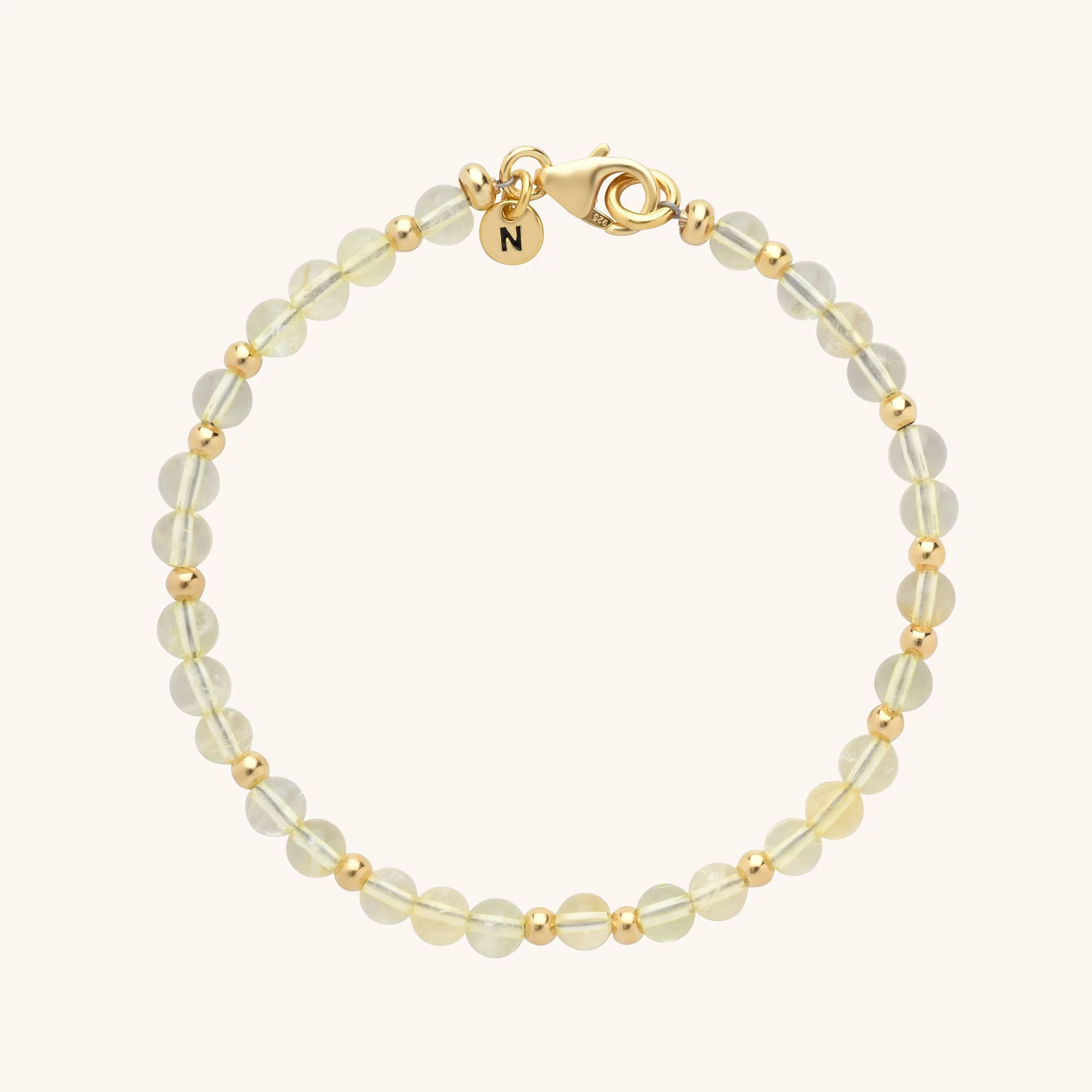 Jewel Bead Birthstone Bracelet - November