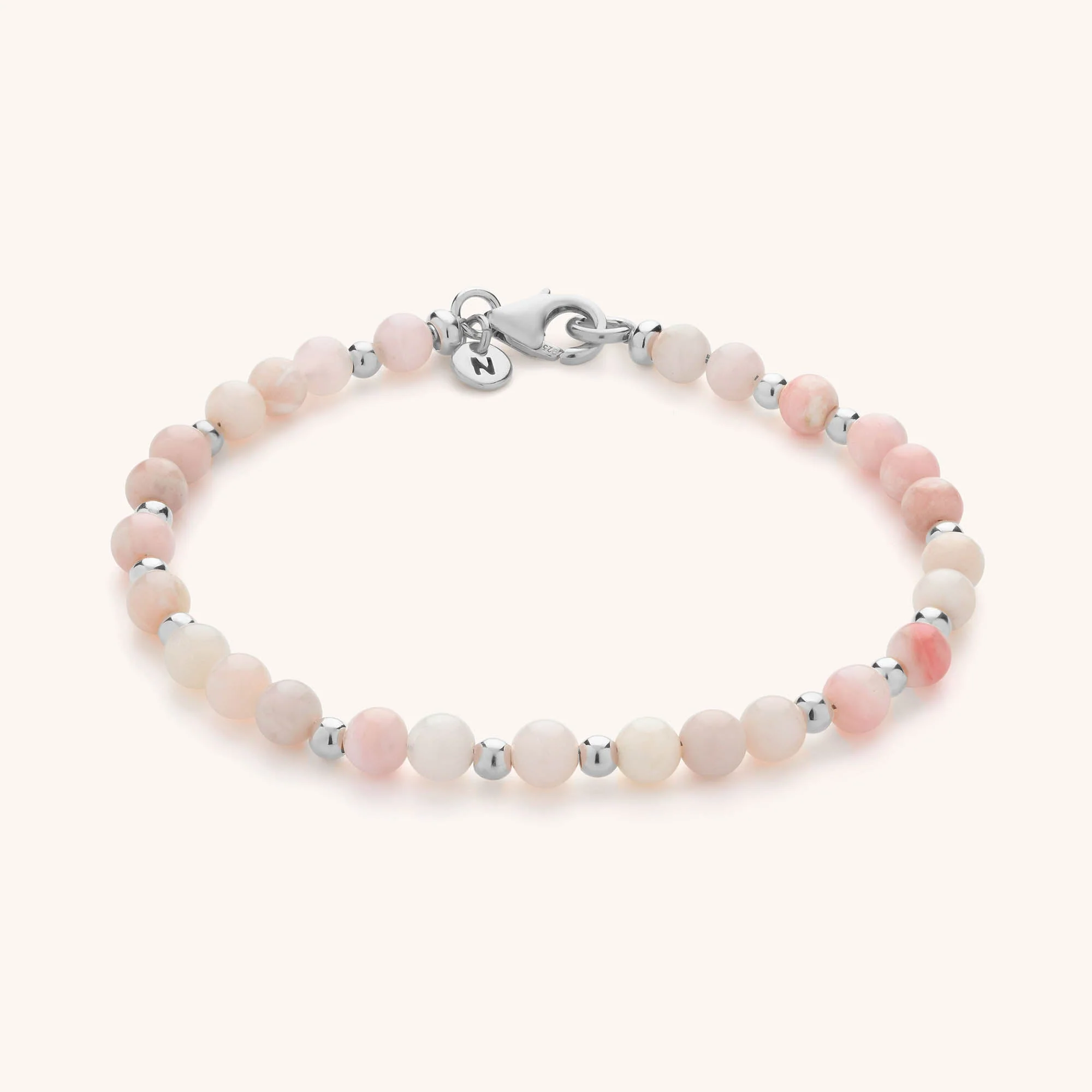 Jewel Bead Birthstone Bracelet - October - Image 2