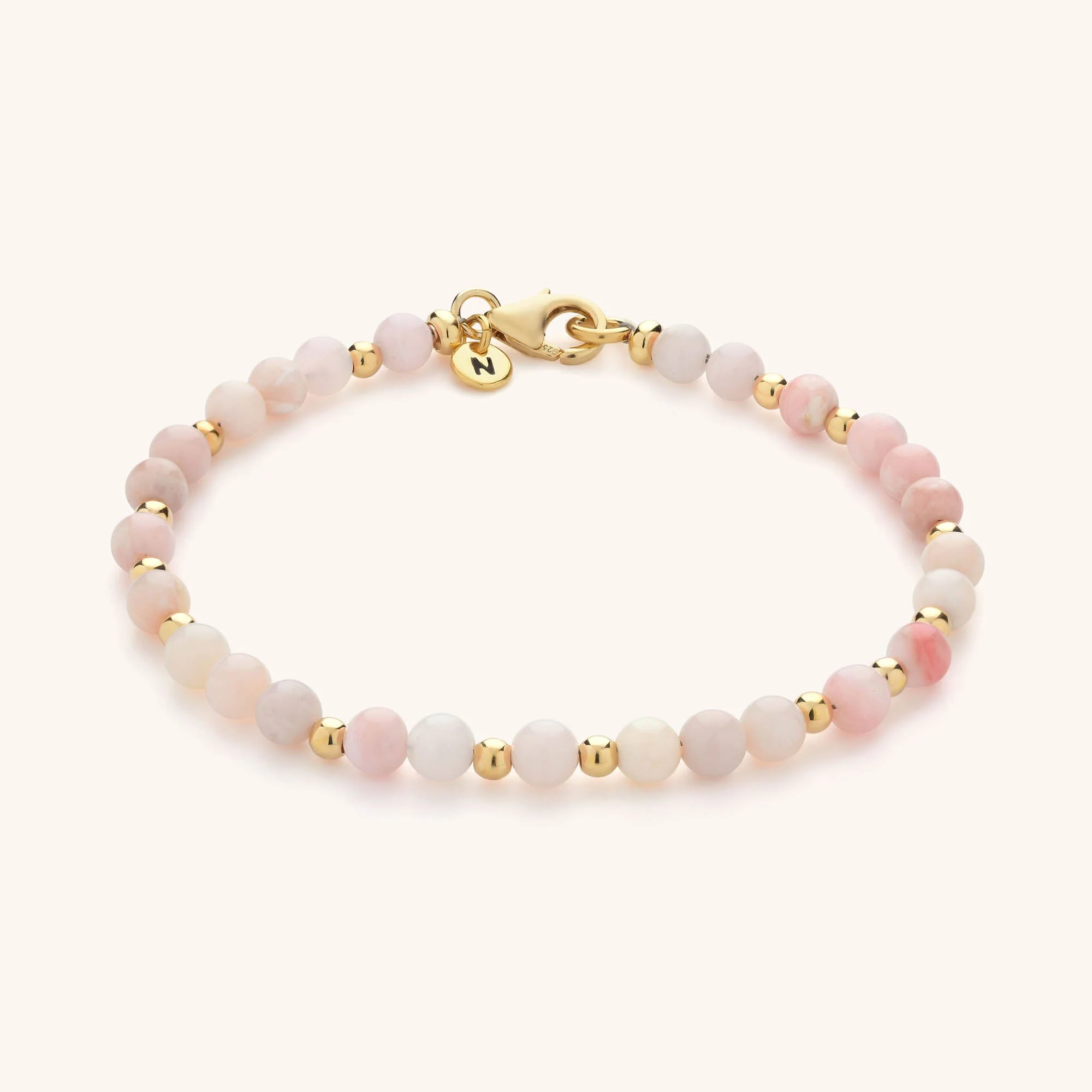 Jewel Bead Birthstone Bracelet - October - Image 4