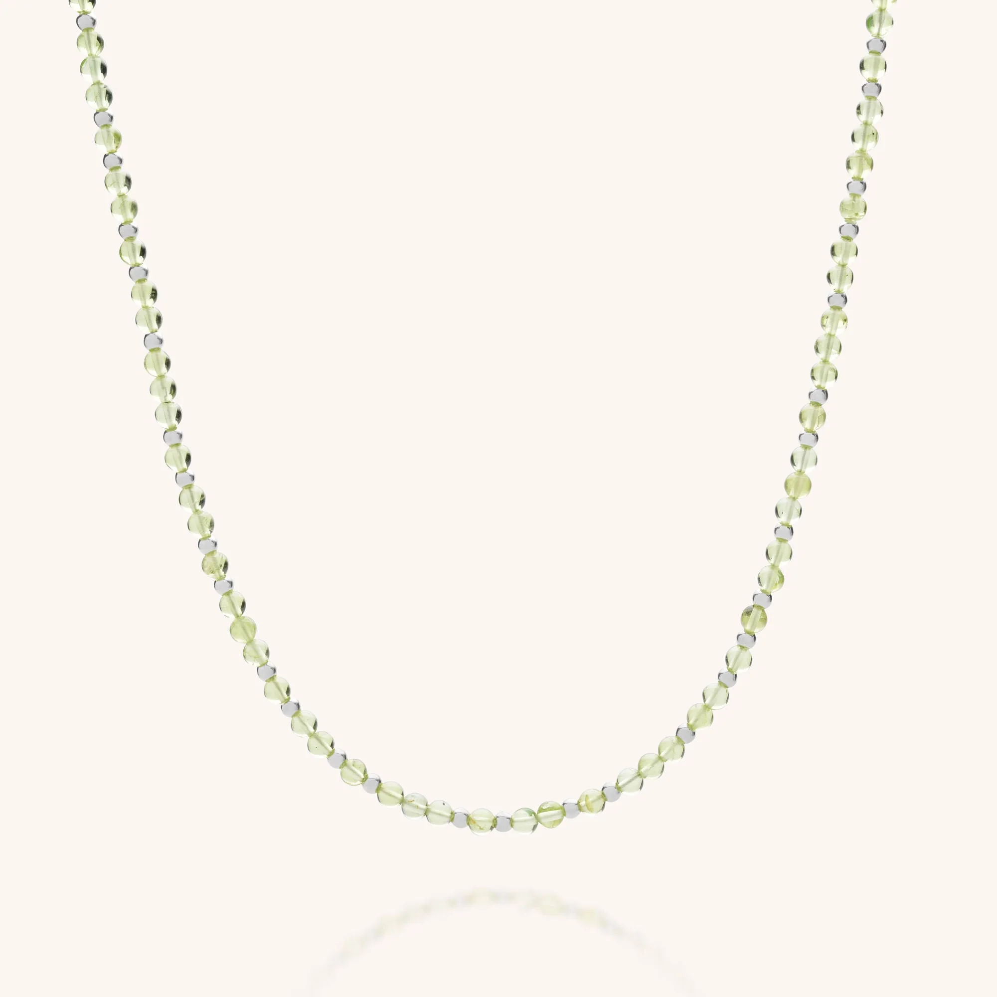 Jewel Bead Birthstone Necklace - August - Image 4