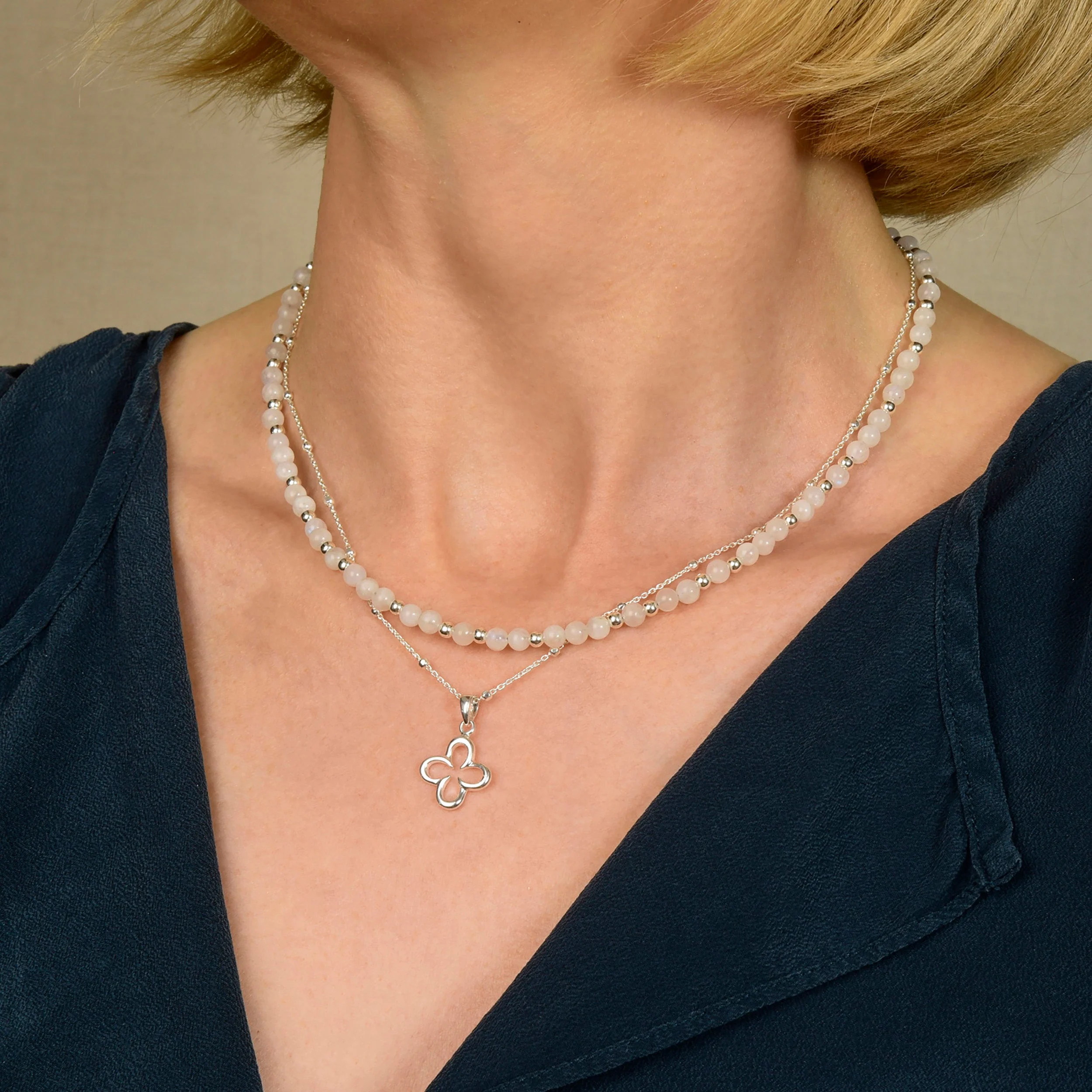 Jewel Bead Birthstone Necklace - June - Image 7