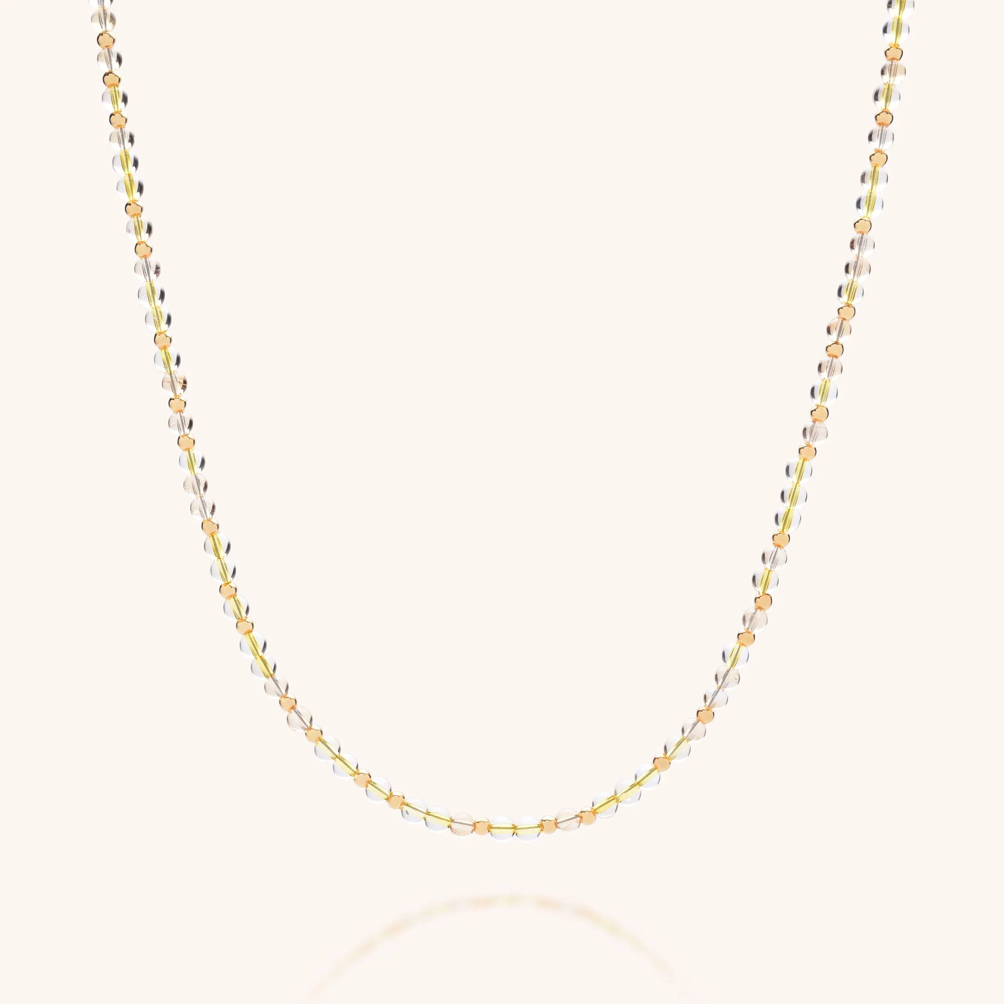 Jewel Bead Birthstone Necklace - November - Image 4