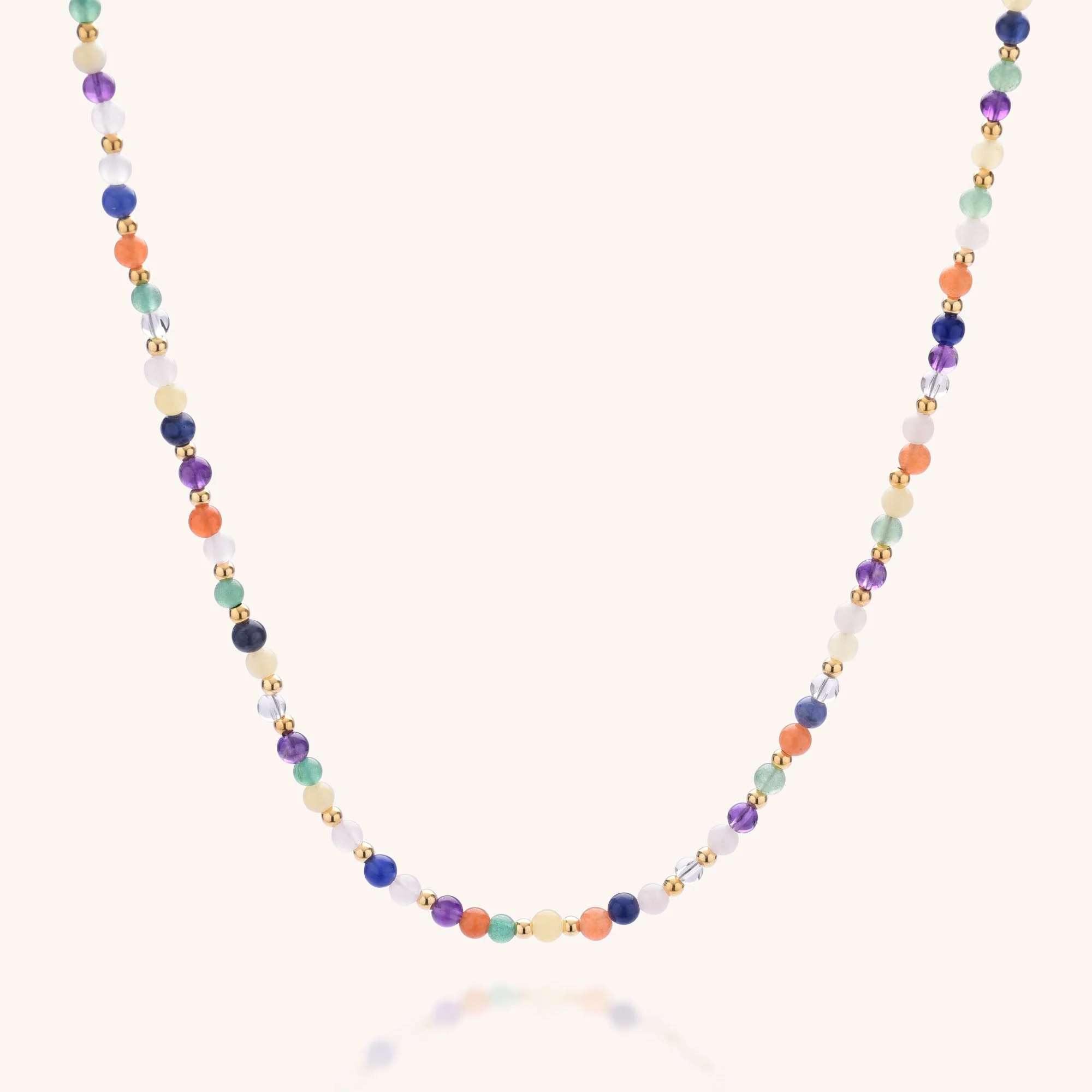 Jewel Bead Chakra Necklace