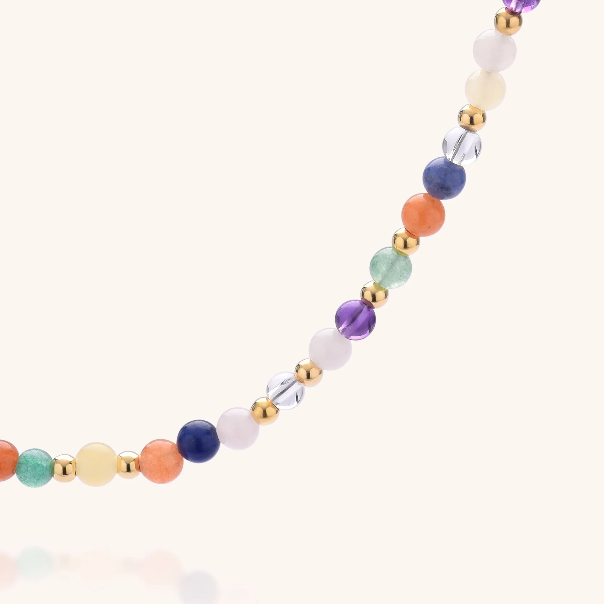 Jewel Bead Chakra Necklace - Image 2
