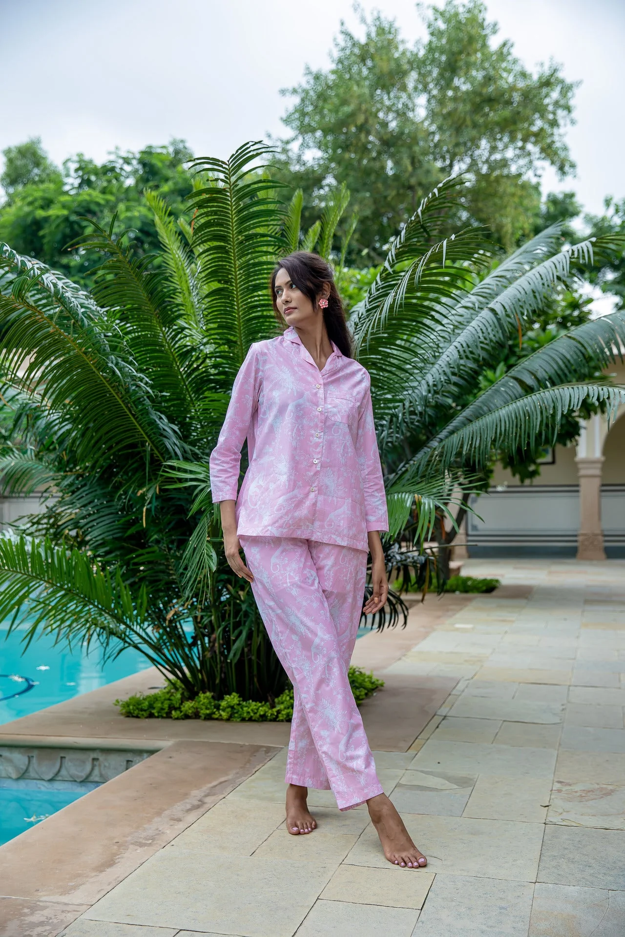 Jungle Party PJ's - Pink - Image 3