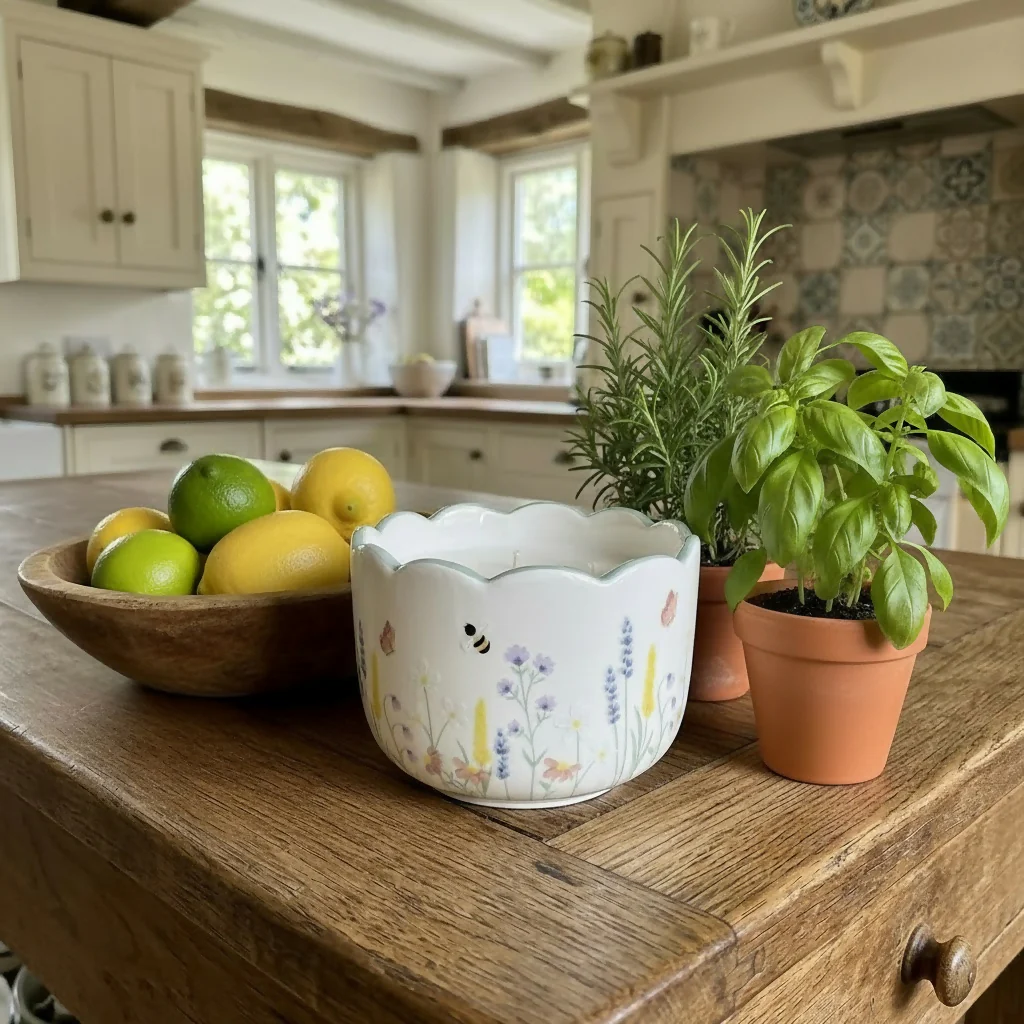 'Kitchen Garden' Scented Garden Candle - Image 2