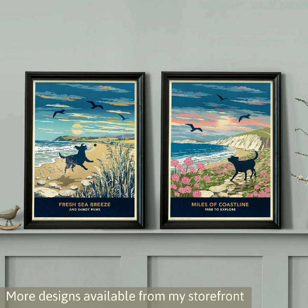 LABRADOR ‘WAGGY TAILS’ LIMITED EDITION ART PRINT - Image 9