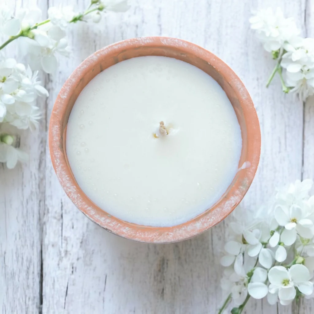 Large Reuseble Garden Candle with Essential Oils - Image 5