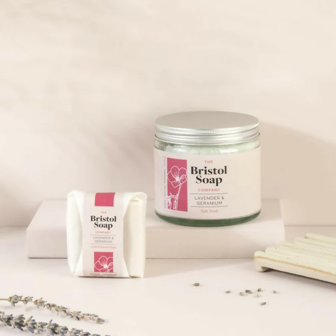 Lavender and Geranium Salt Soak