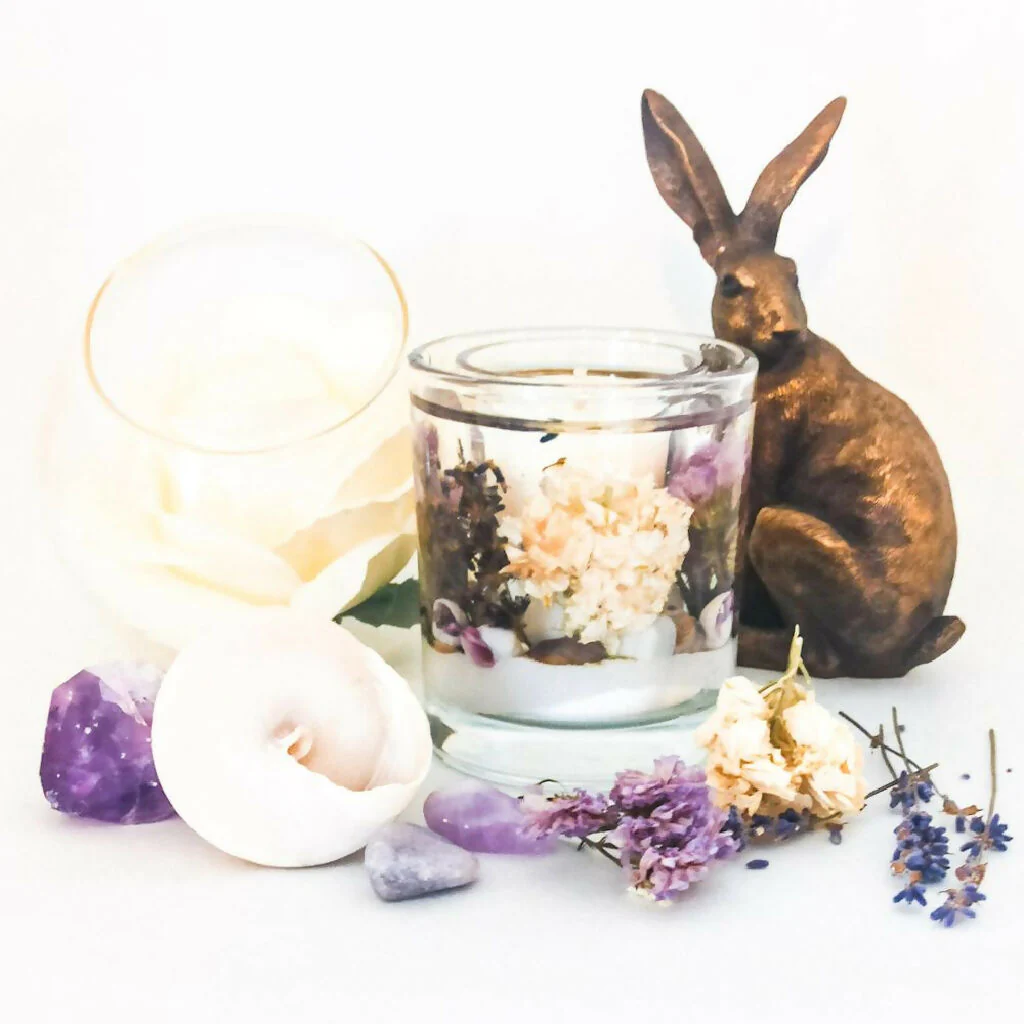 LAVENDER REFILLABLE BOTANICAL SCENTED CANDLE - Image 2