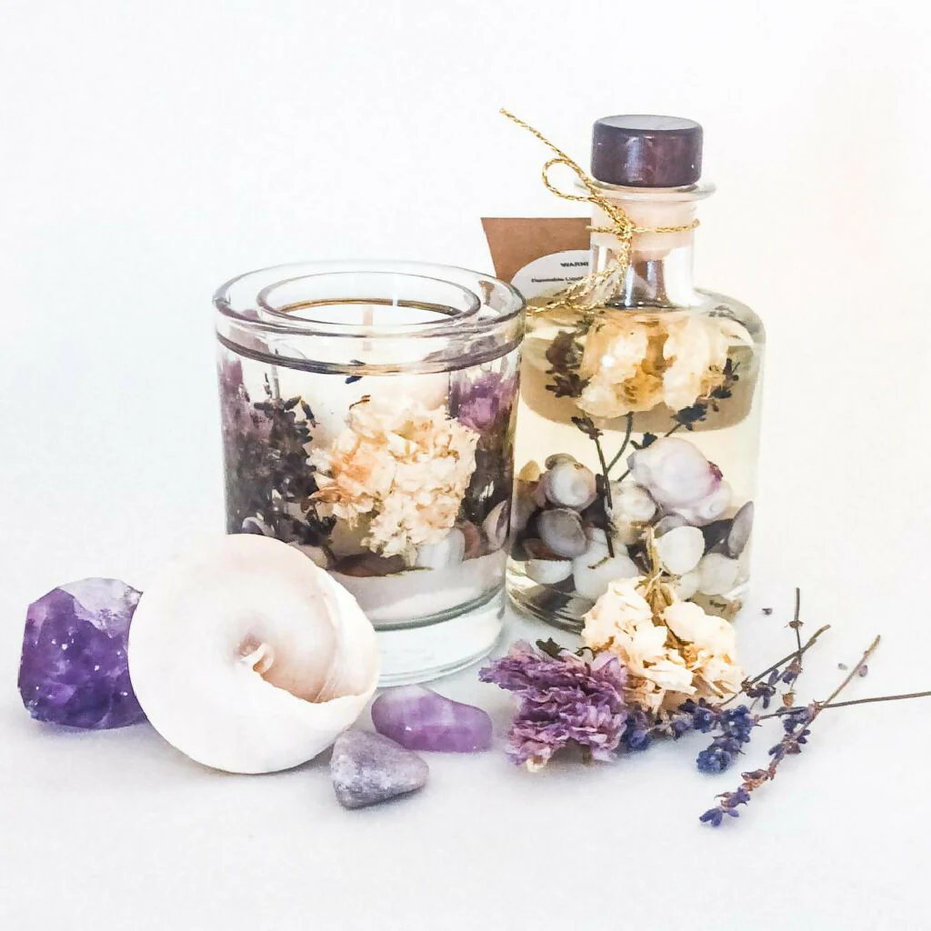 LAVENDER REFILLABLE BOTANICAL SCENTED CANDLE - Image 5