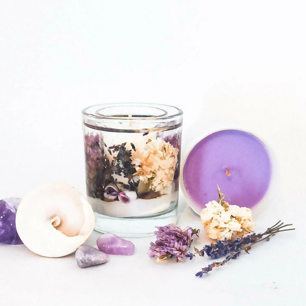 LAVENDER REFILLABLE BOTANICAL SCENTED CANDLE - Image 6