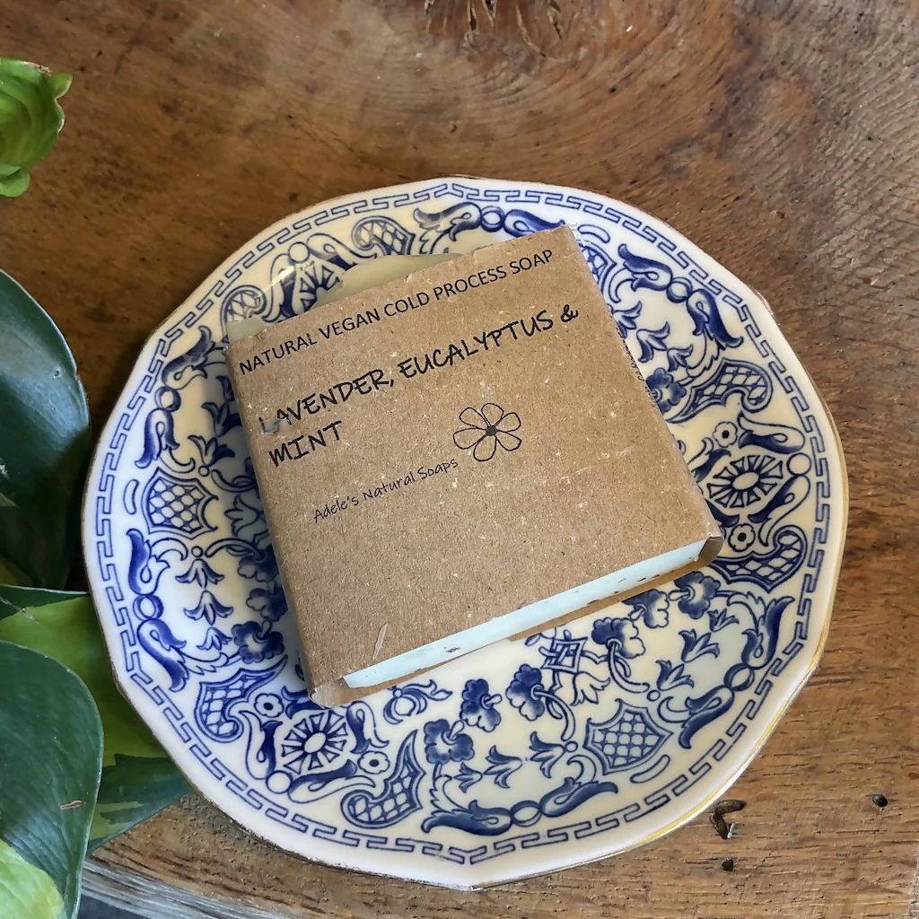 Lavender, eucalyptus and mint soap - Image 2