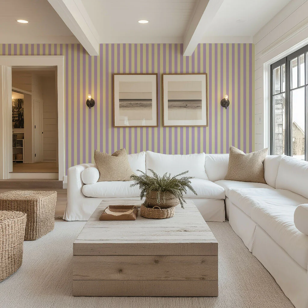 Lavender Hill Stripe - Image 2
