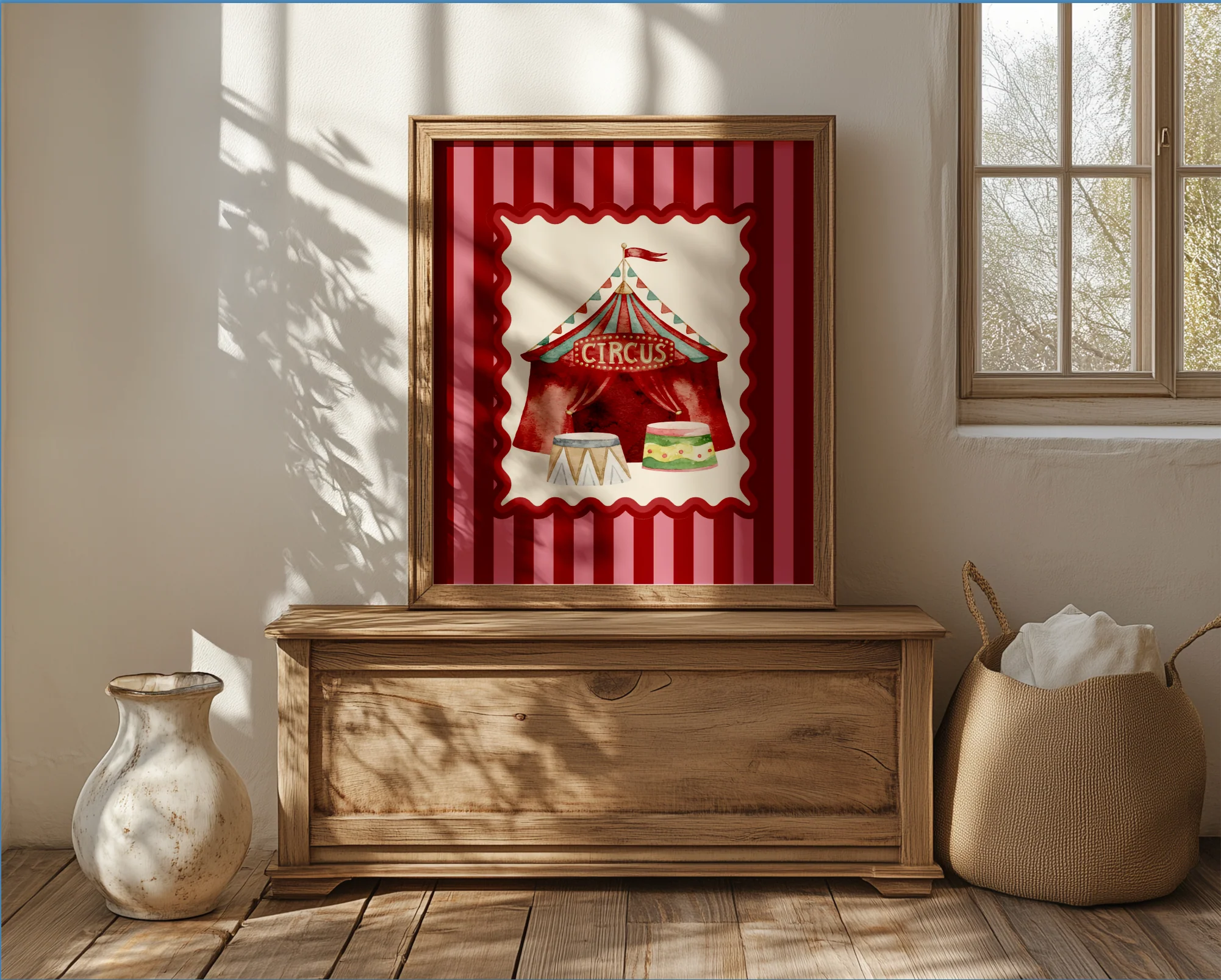 Le Cirque Circus Tent I Circus Artwork I Kids Room Illustration I Funfair Wall Art - Image 4
