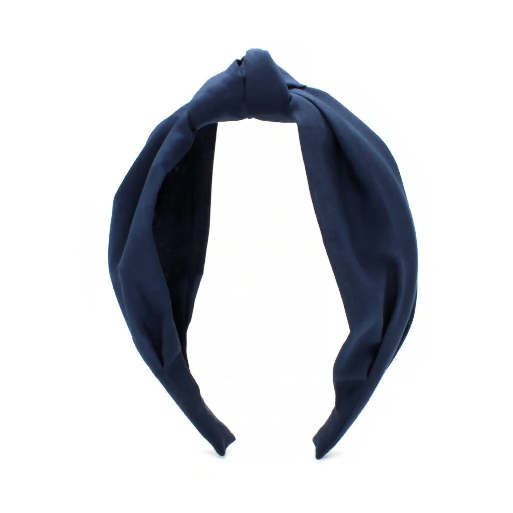 Liberty Classic Knot Headband - Navy C Print - Image 2