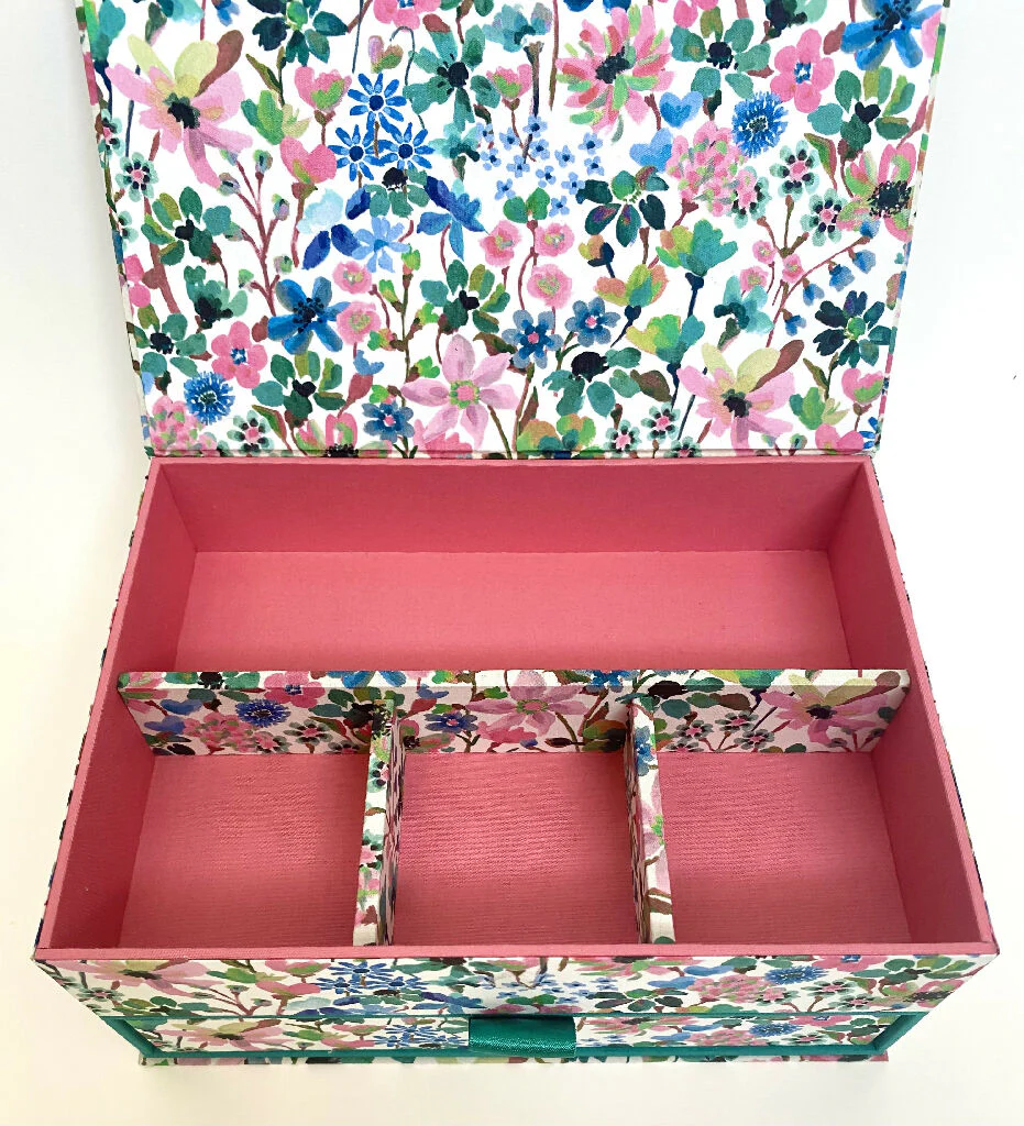 Liberty London Dreams of Summer Trinkets Box | Luxury Fabric Organiser - Image 6