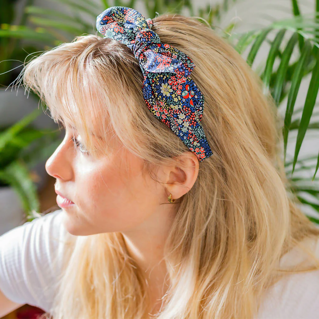 Liberty Side Bow Headband - Capel G Print - Image 8