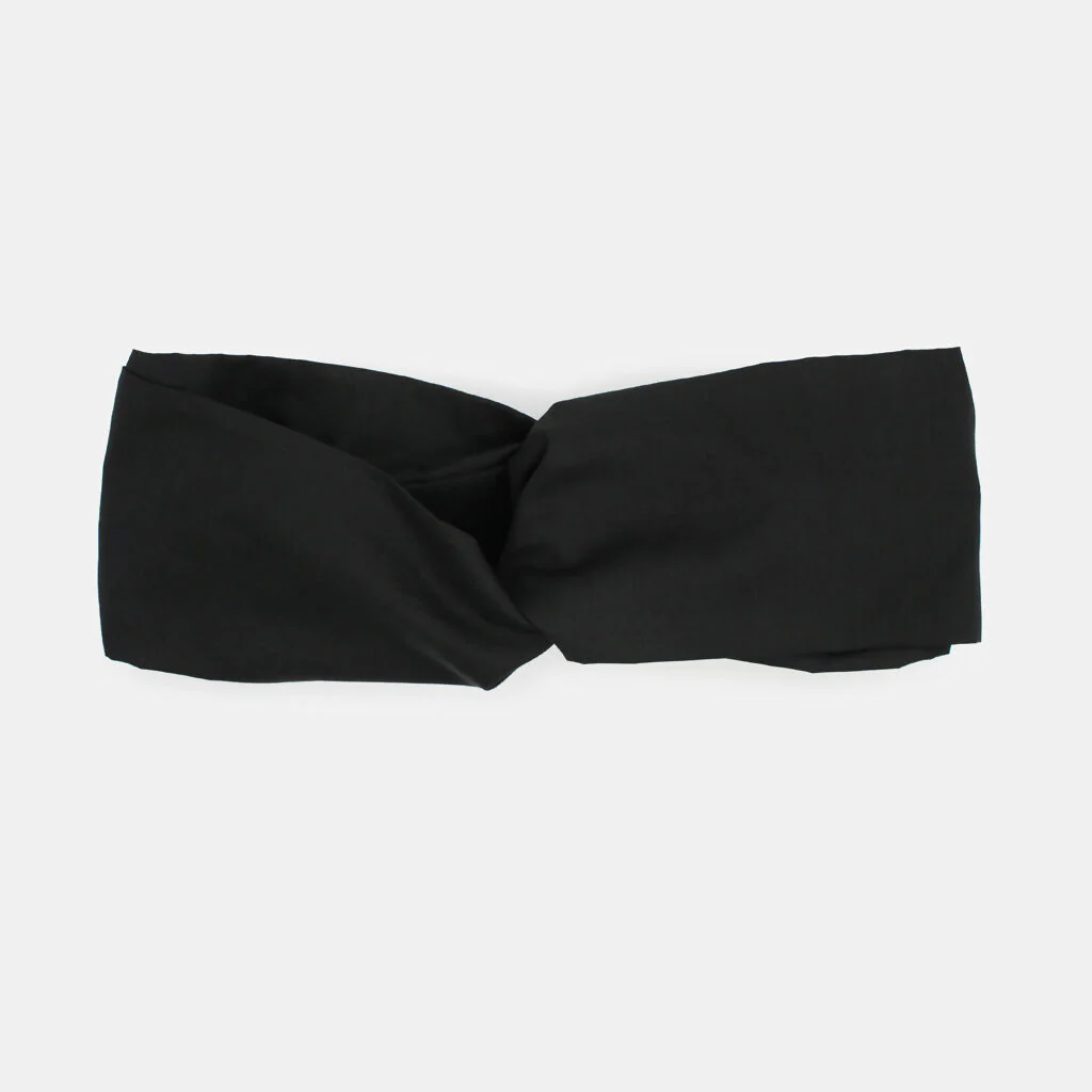 Liberty Twist Headband - Black F Print - Image 5